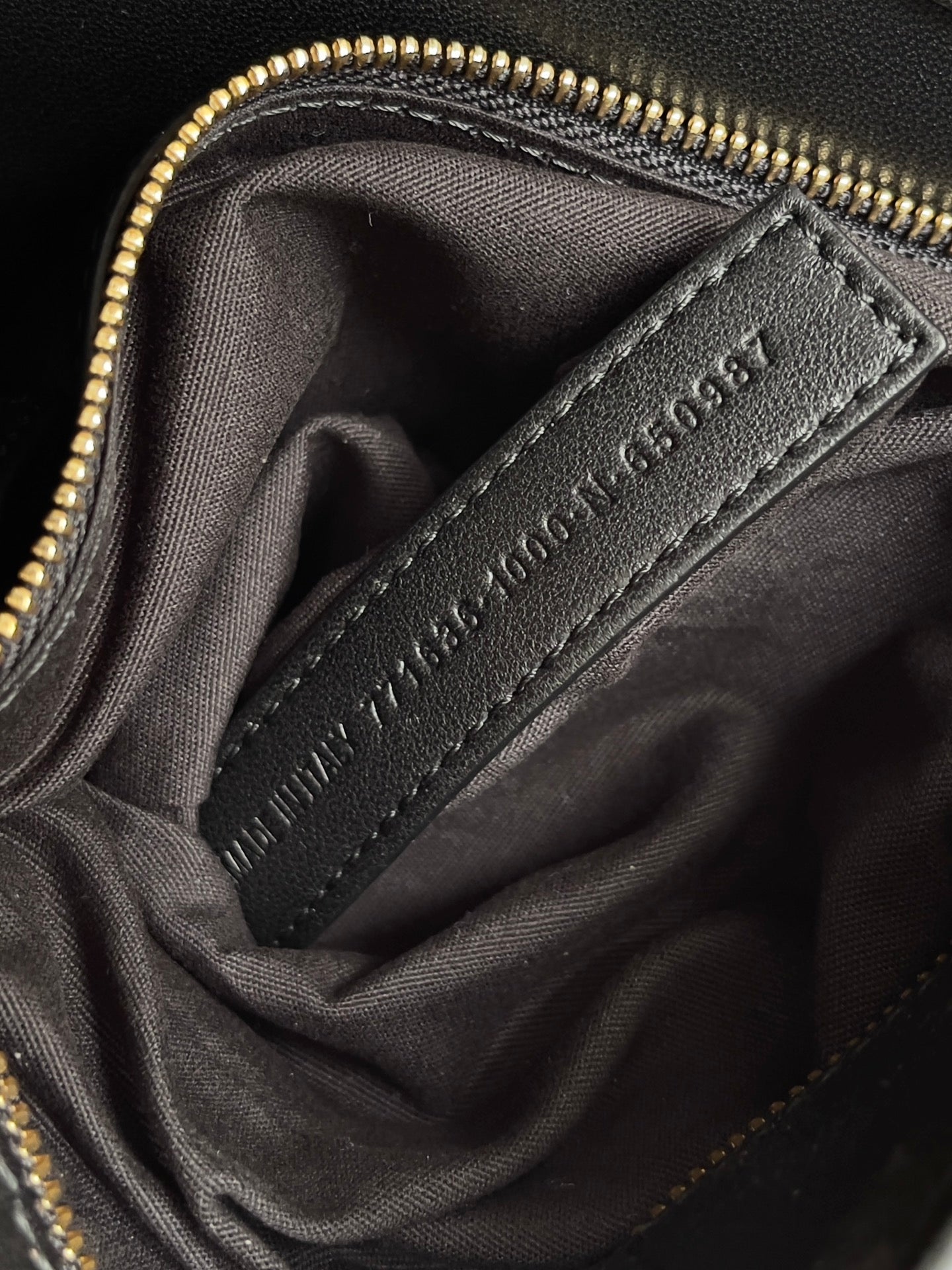 Balenciaga Locker Medium Black Grained Calfskin Hobo Bag