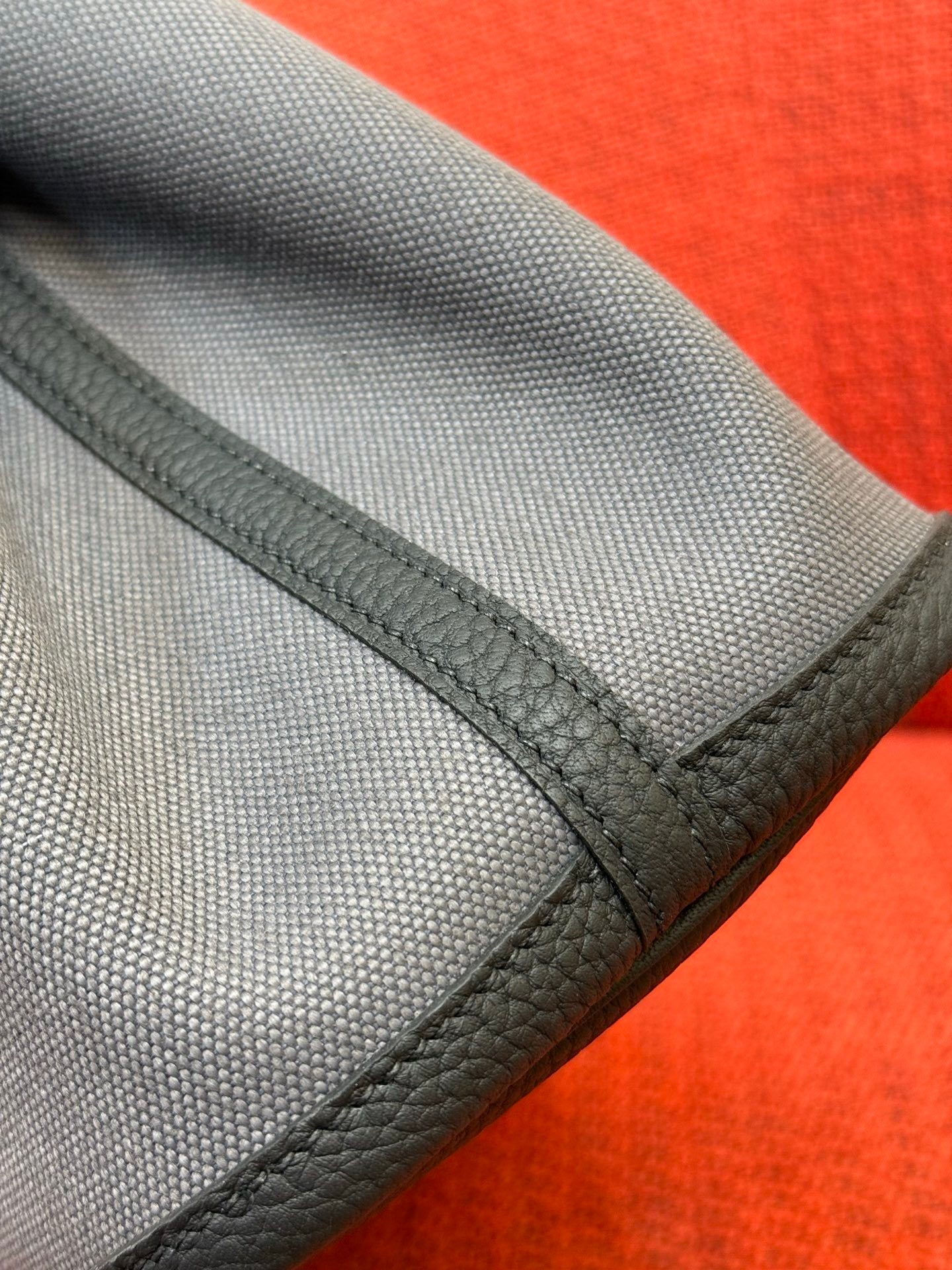 Hermès Garden Party 30 Ardoise Canvas & Negonda Leather Tote
