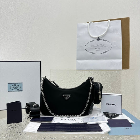 Prada Re-Edition 2005 Black Re-Nylon Bag