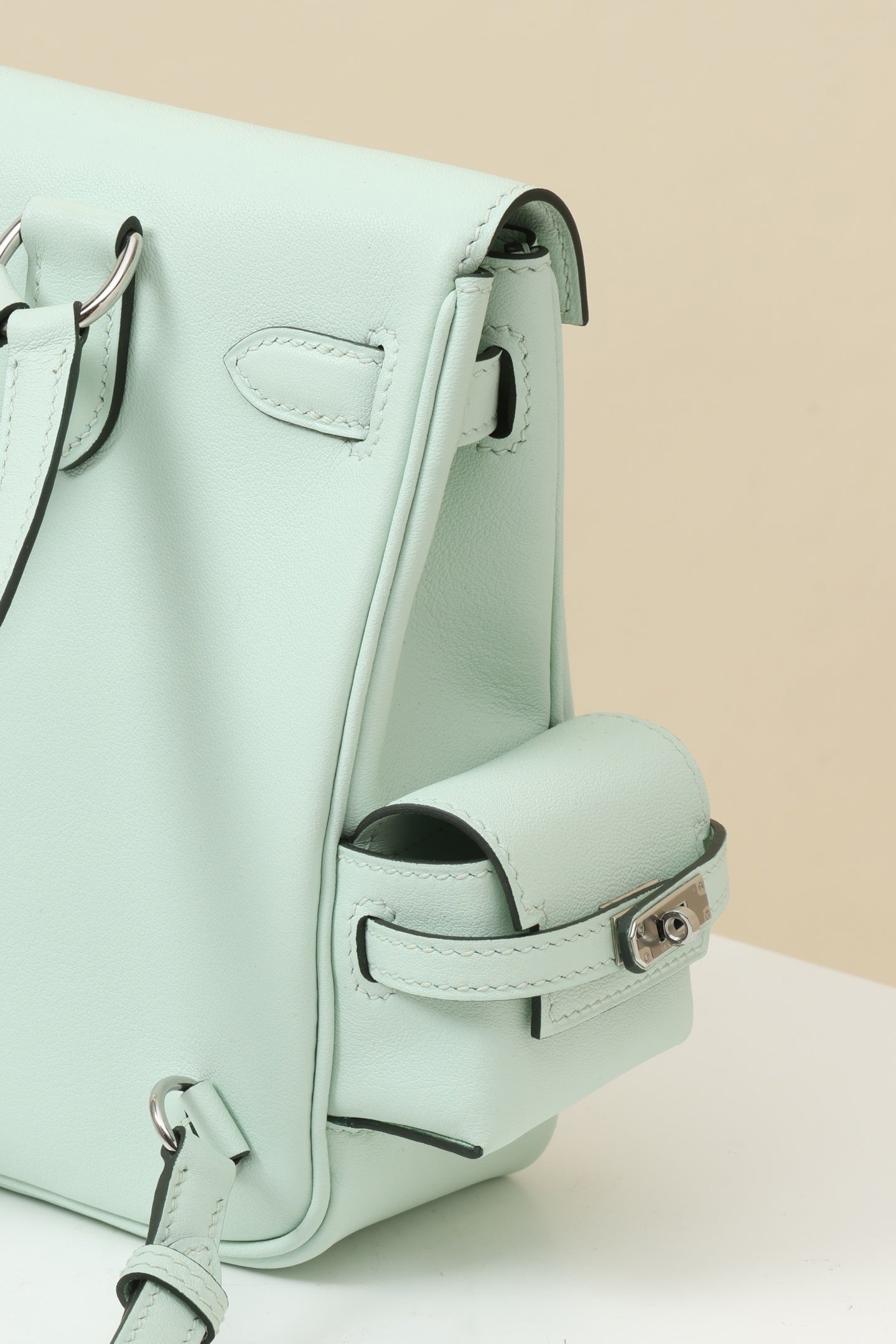 Hermès Kelly Jump Vert Peppermint Backpack
