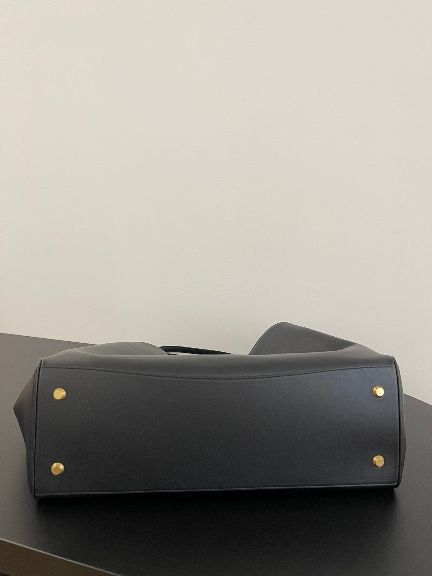 Balenciaga Rodeo Black Calfskin Leather Tote Bag