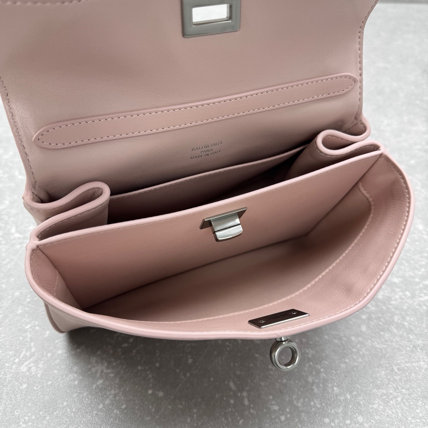 Balenciaga Rodeo Mini Pastel Pink Suede Tote Bag