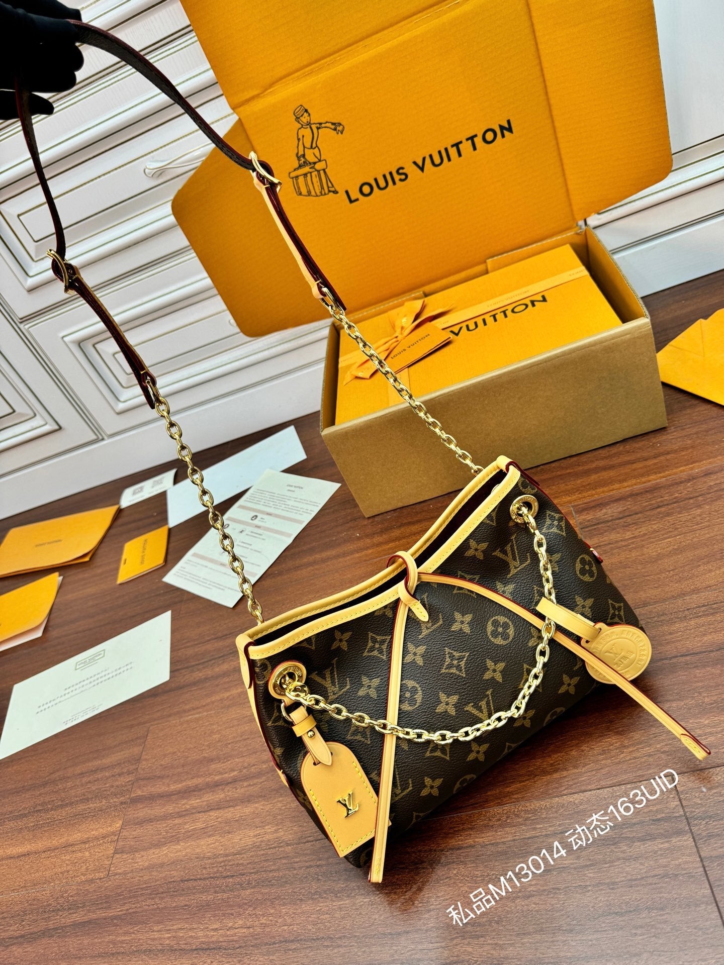Louis Vuitton CarryAll BB Bag – Monogram Canvas with Natural Leather Trim
