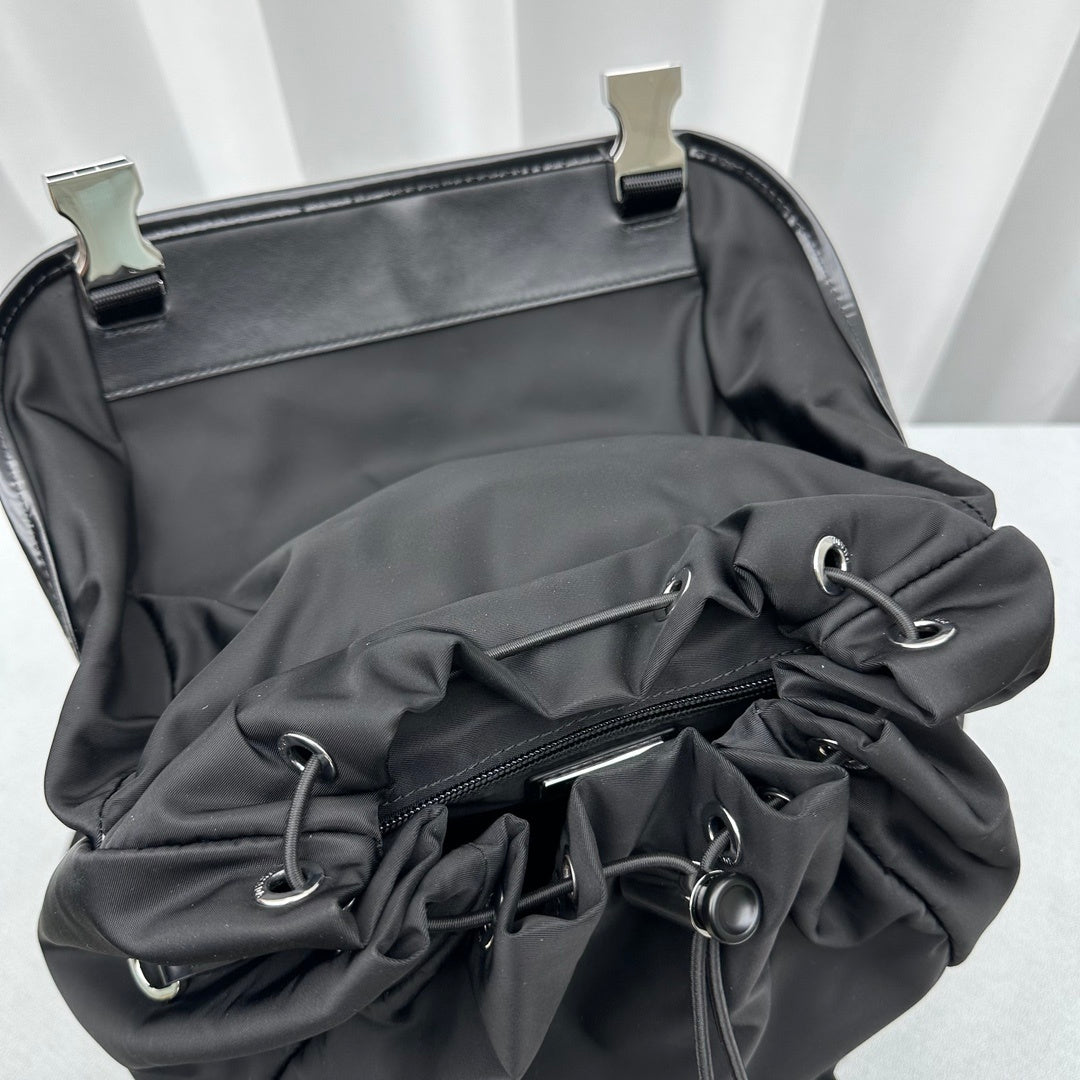 Prada Re-Nylon and Saffiano Leather Backpack
