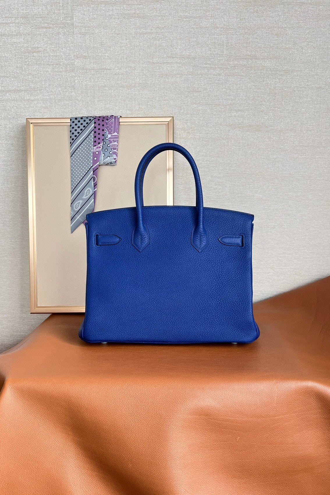 Hermès Birkin Blue Electric Palladium Hardware