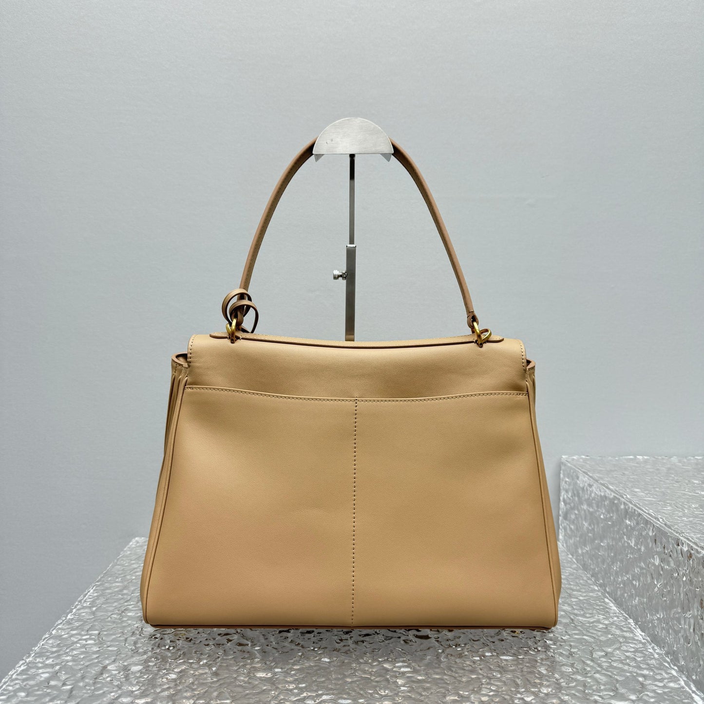 Balenciaga Rodeo Beige Leather Shoulder Bag