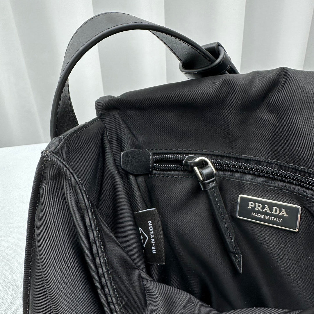 Prada Traveller Small Padded Re-Nylon Shoulder Bag – Black