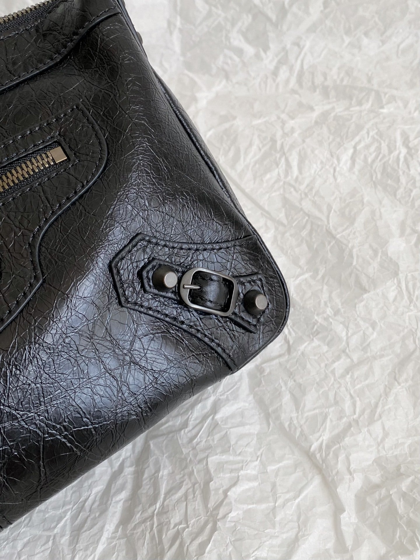 Balenciaga Le City Moto Small Shoulder Bag