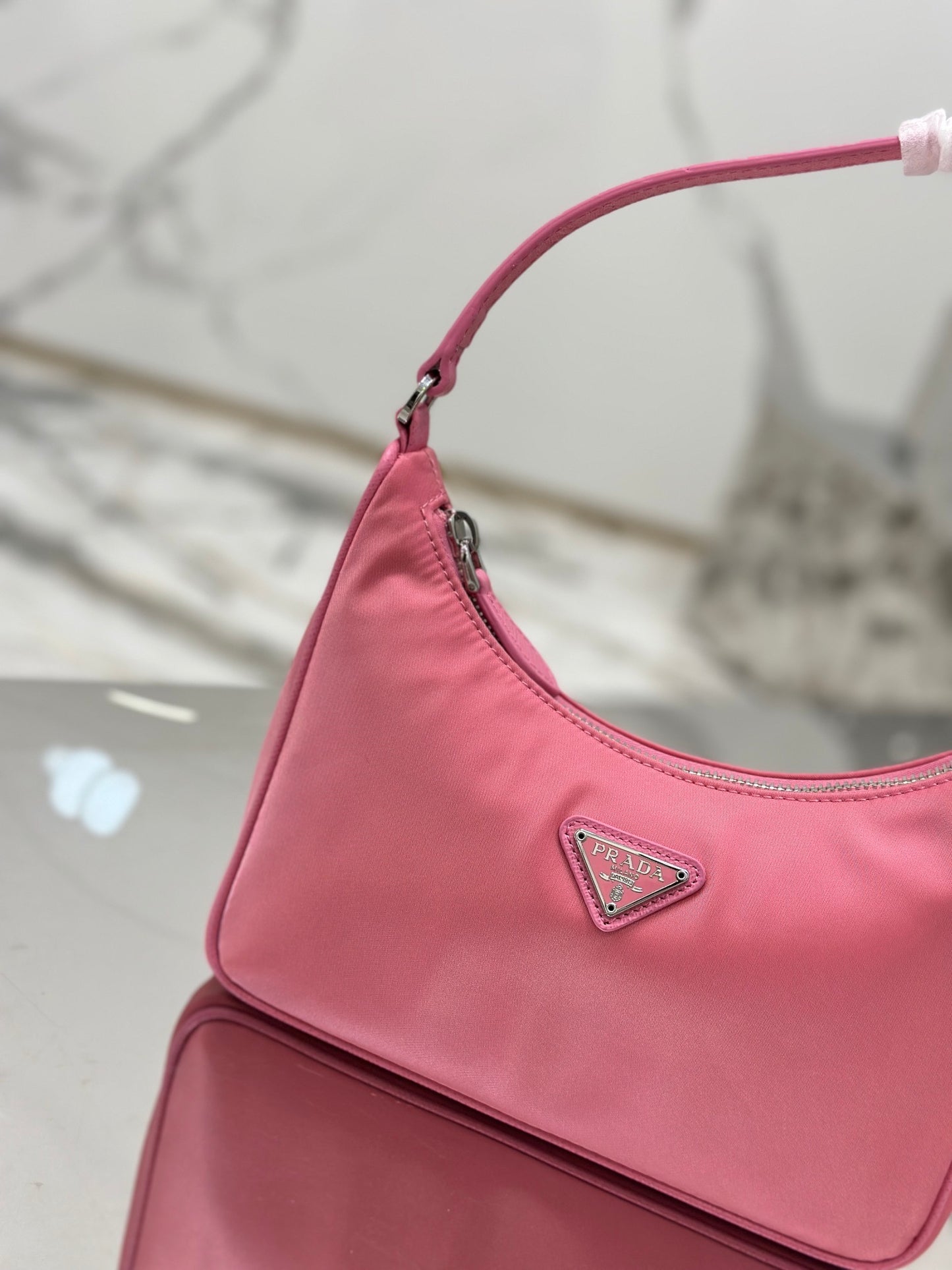 Prada Re-Edition 2005 Re-Nylon Shoulder Bag – Pink