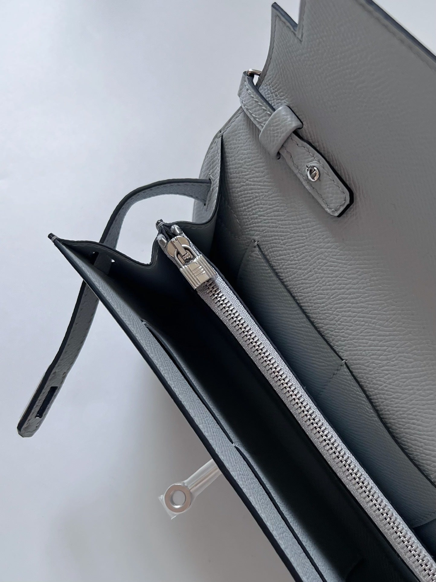 Hermès Kelly Classique To Go Bleu Glacier Epsom