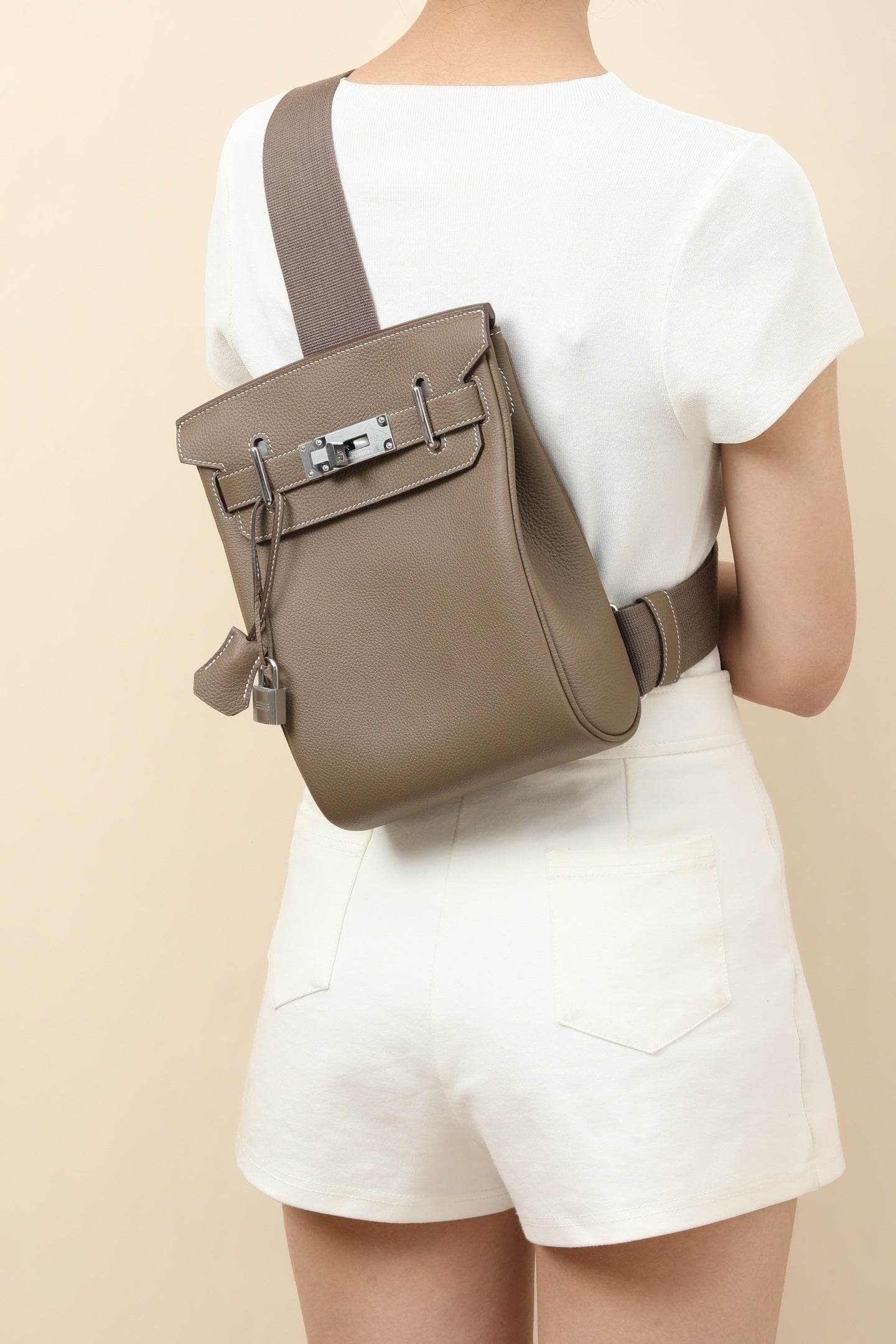 Hermès HAC a Dos PM Togo Leather Backpack
