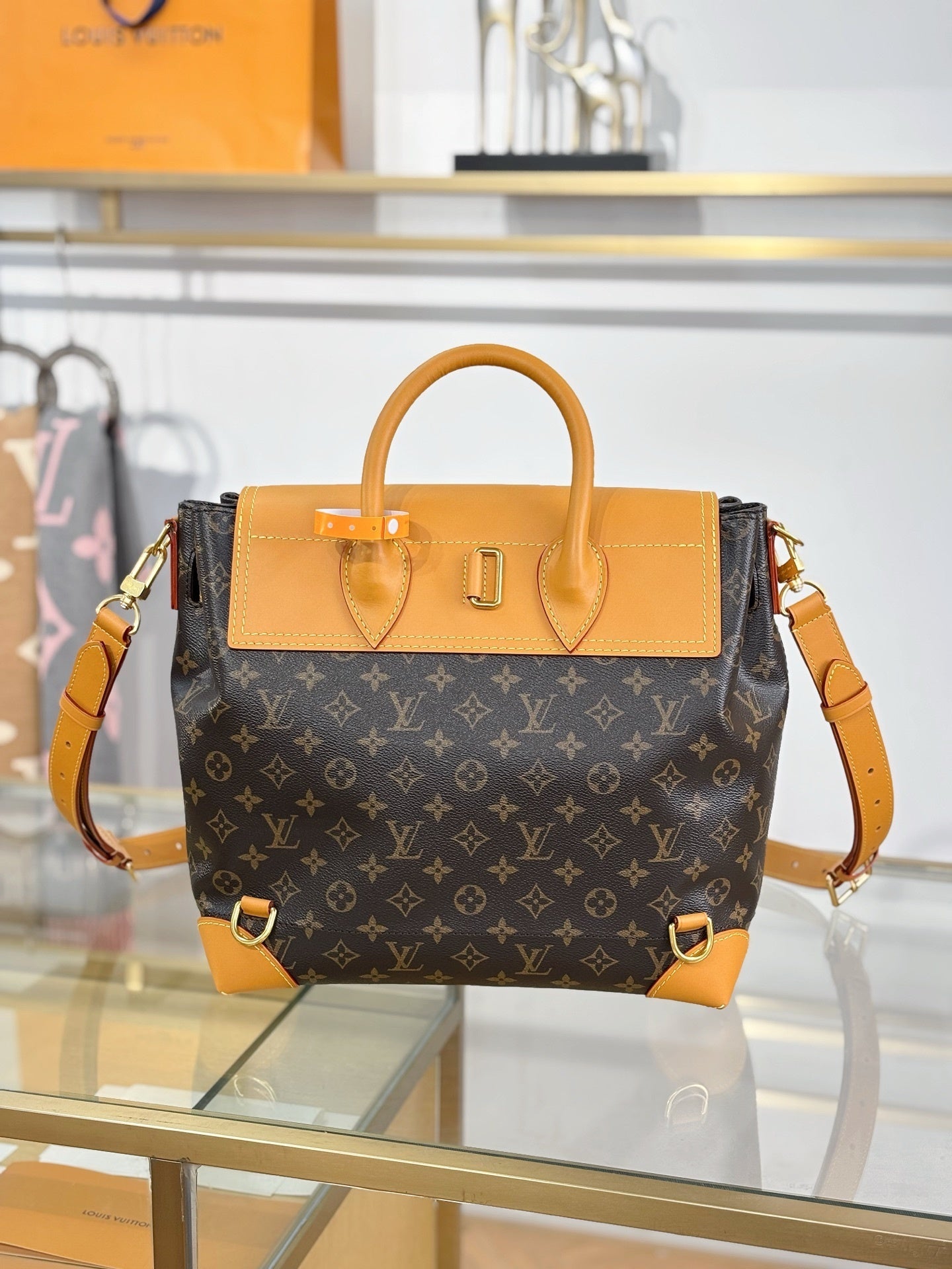Louis Vuitton Steamer 30 Bag – Monogram Canvas with Cowhide Leather Trim