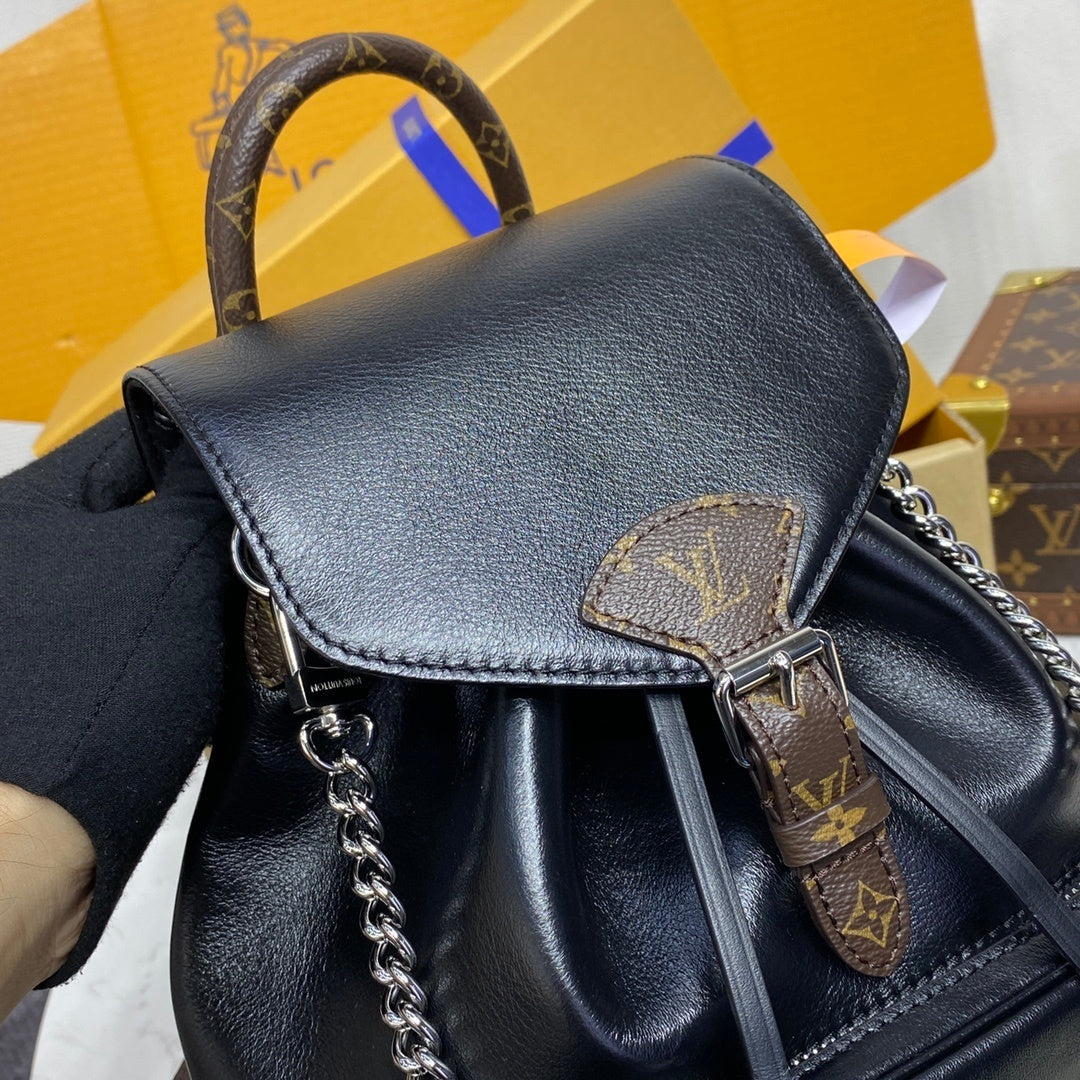 Louis Vuitton Montsouris Backpack Luxury LV Monogram Bag
