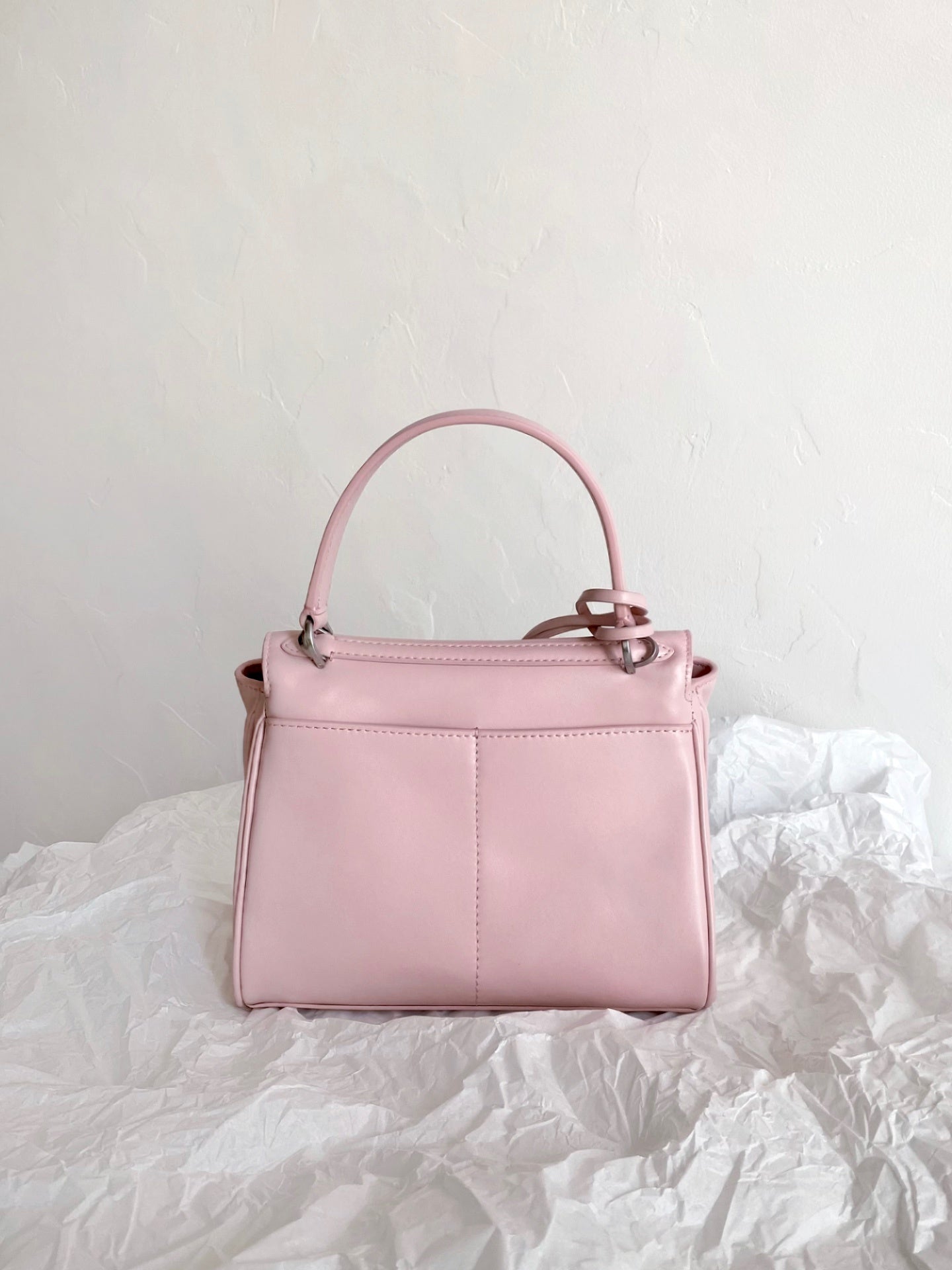 Balenciaga Rodeo Mini Suede Pink Bag