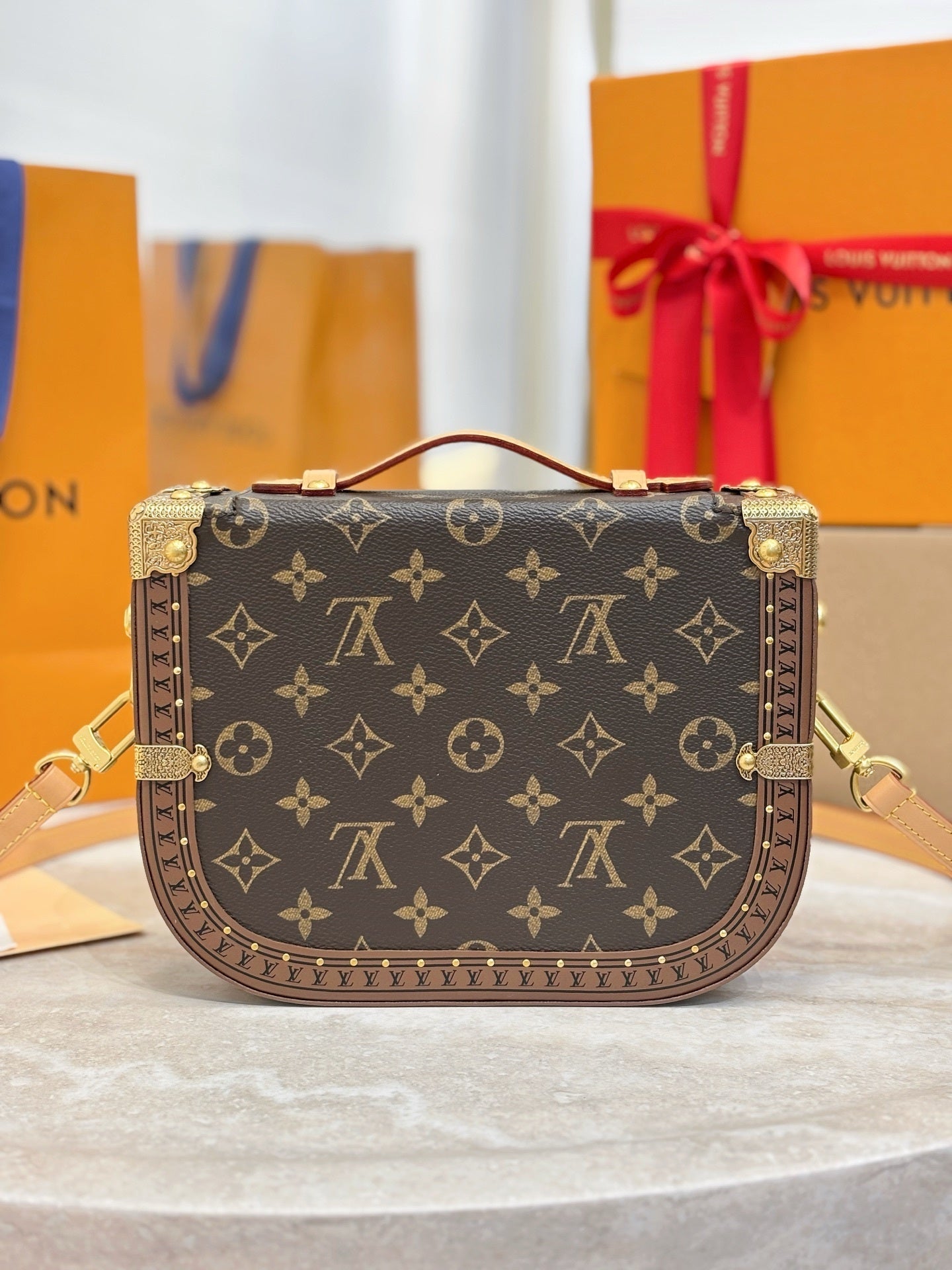 Louis Vuitton Montsouris Trunk Backpack in Monogram Canvas
