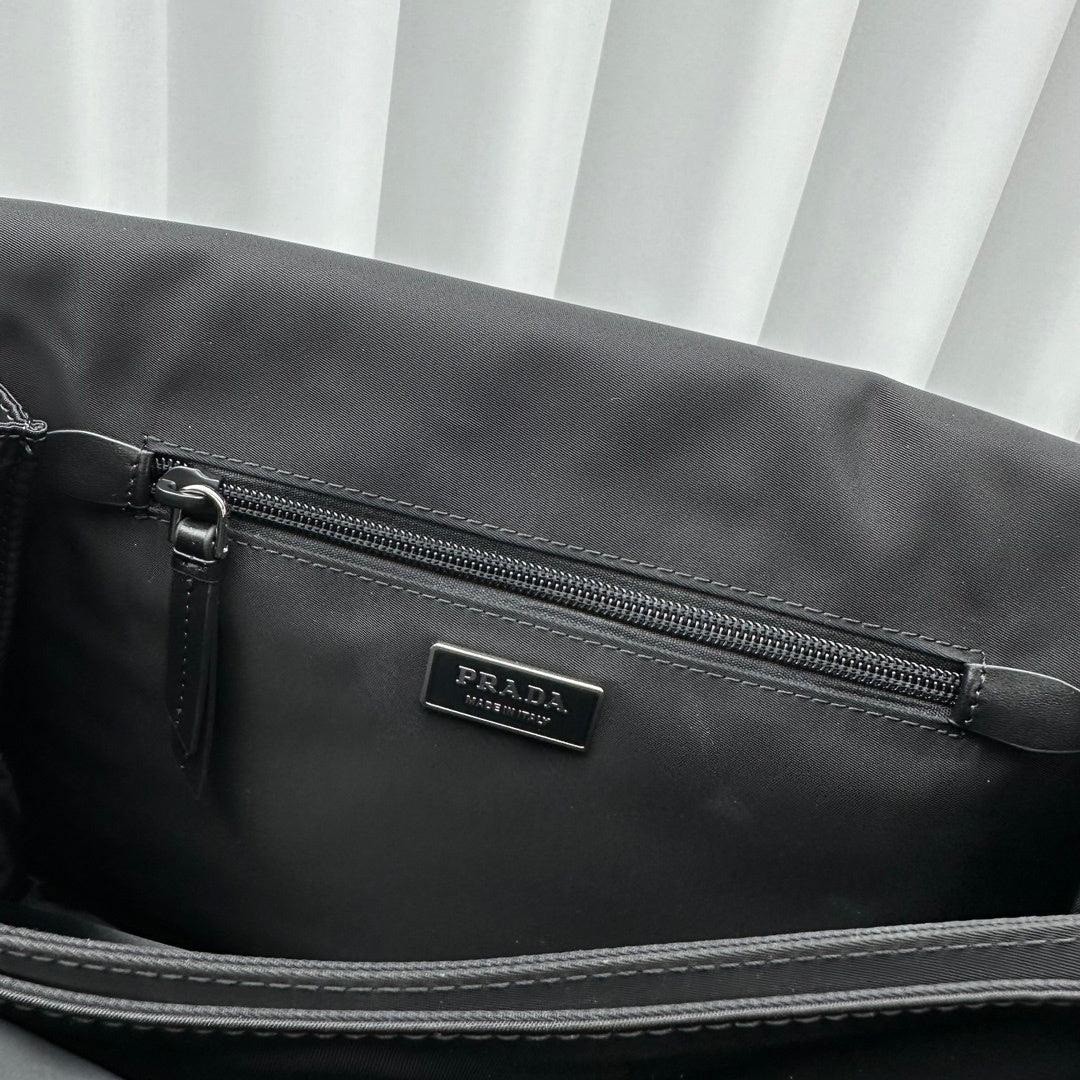 Prada Small Padded Re-Nylon Shoulder Bag – Black