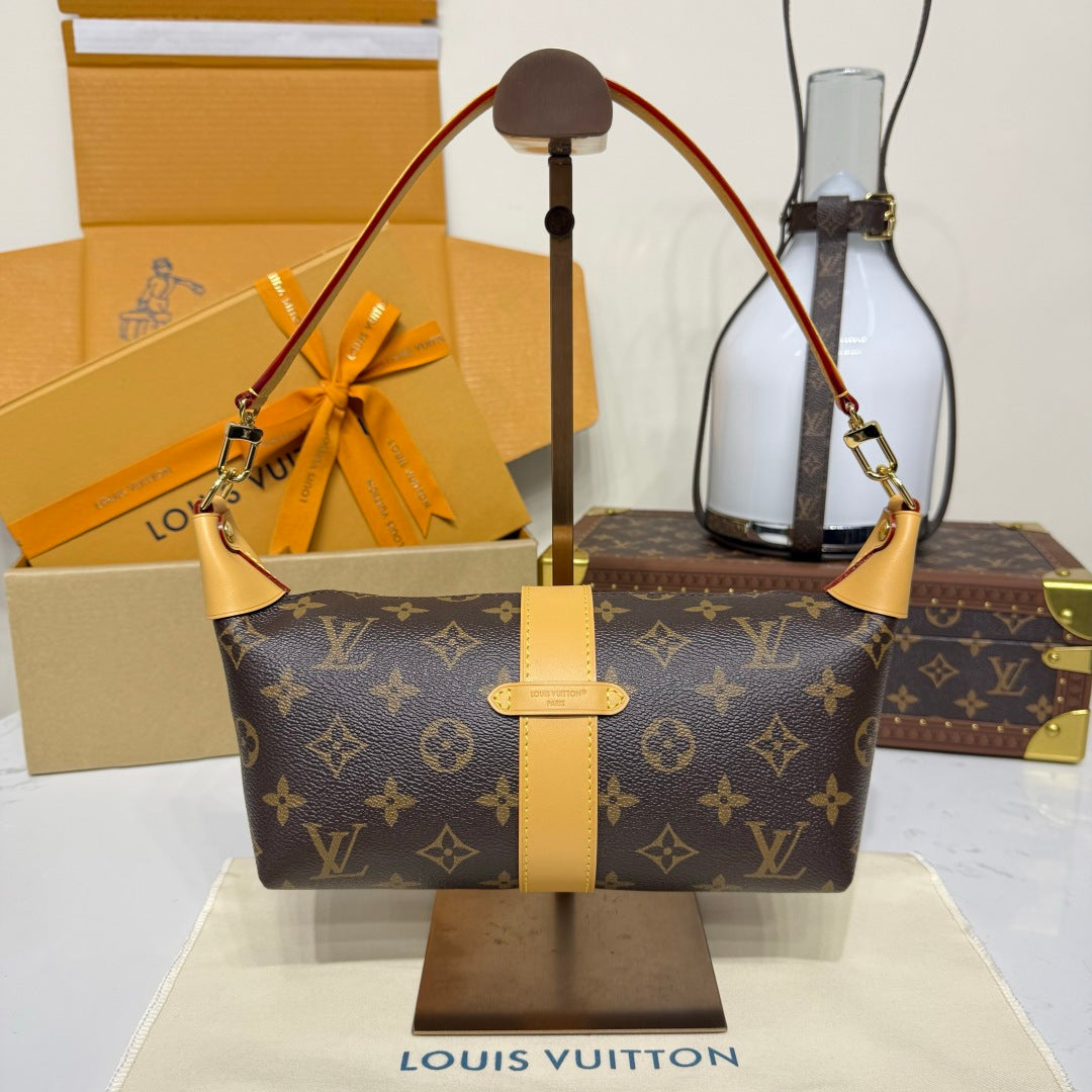 Louis Vuitton Pochette Mia Bag in Monogram Canvas