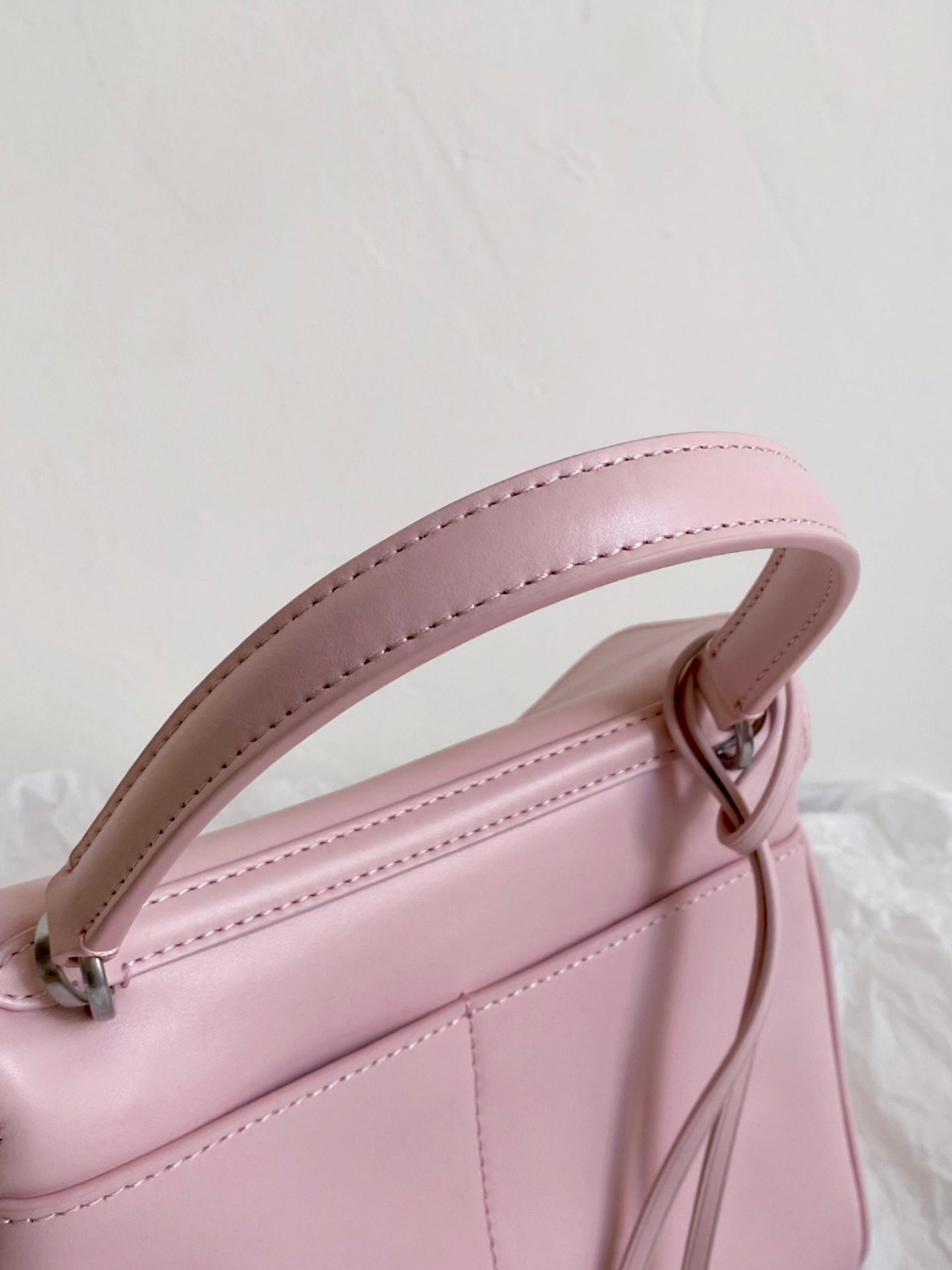 Balenciaga Rodeo Mini Suede Pink Bag