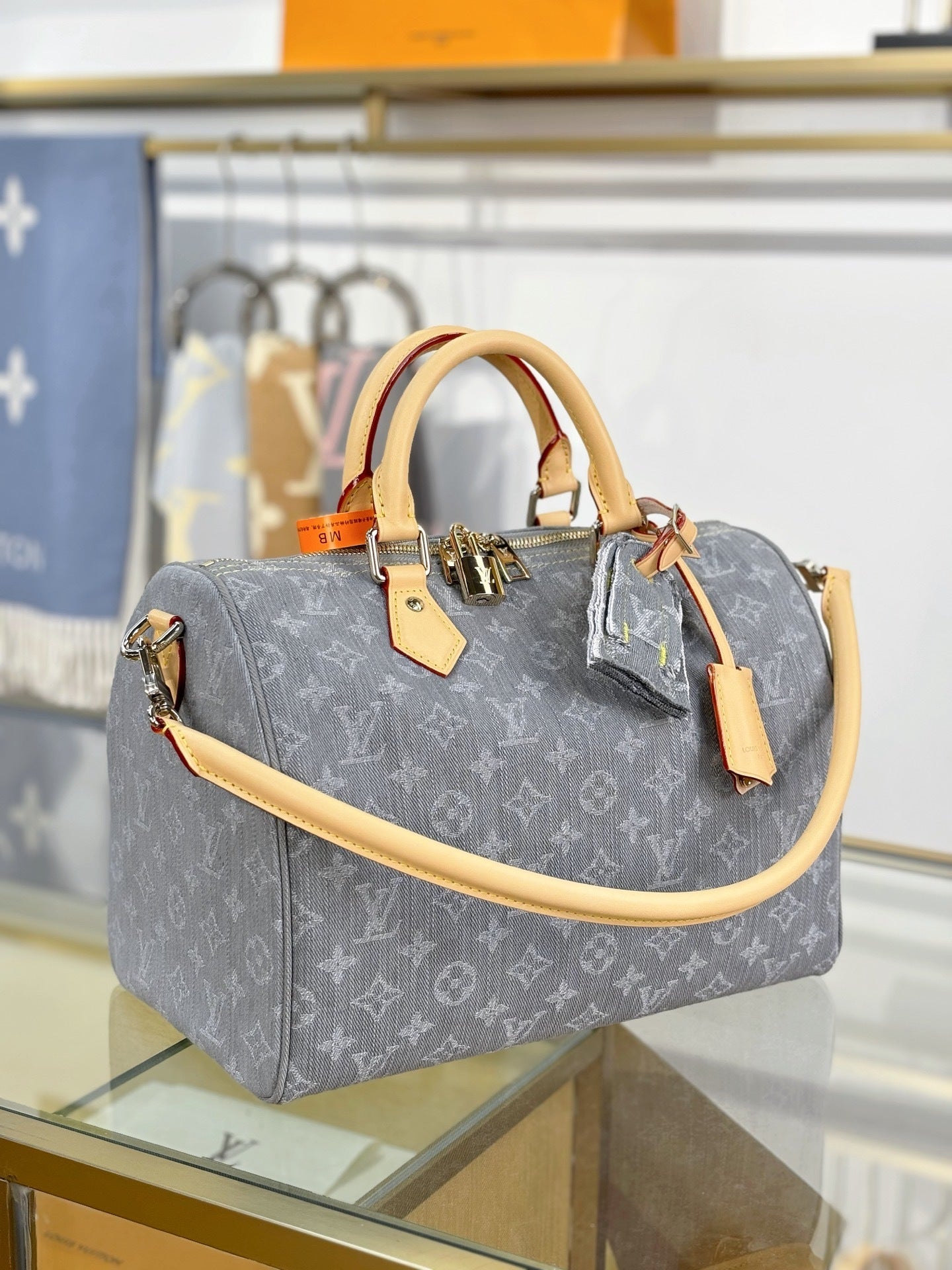 Louis Vuitton Speedy Soft 30 in Monogram Denim