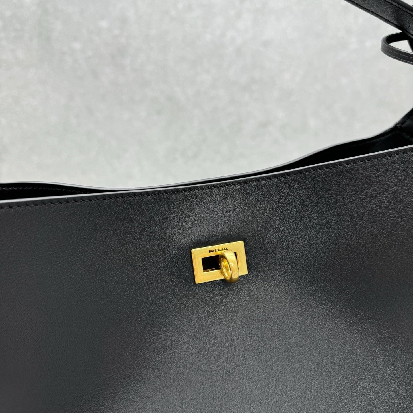 Balenciaga Bel Air Small Black Leather Shoulder Bag