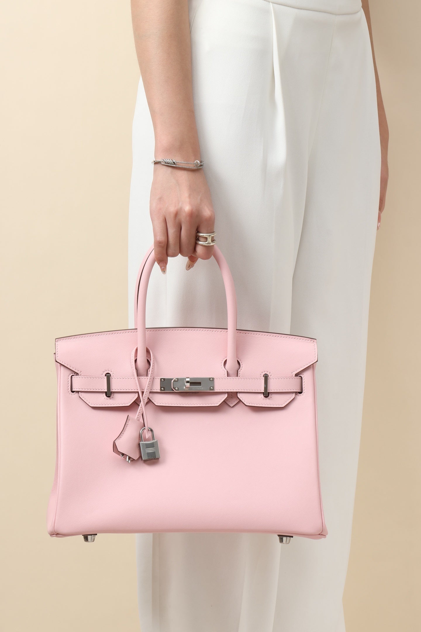 Hermès Birkin 25 Rose Sakura Swift Leather
