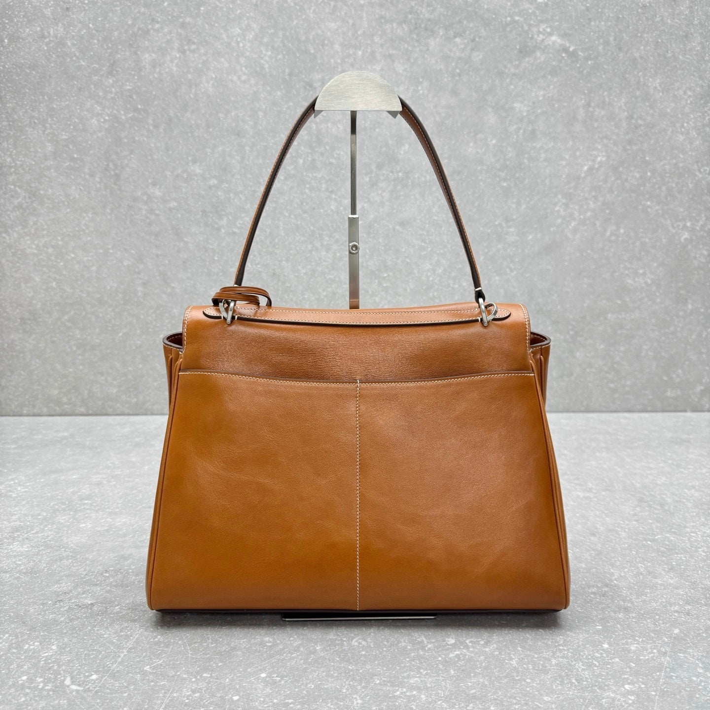 Balenciaga Rodeo Tan Cowboy Leather Handbag