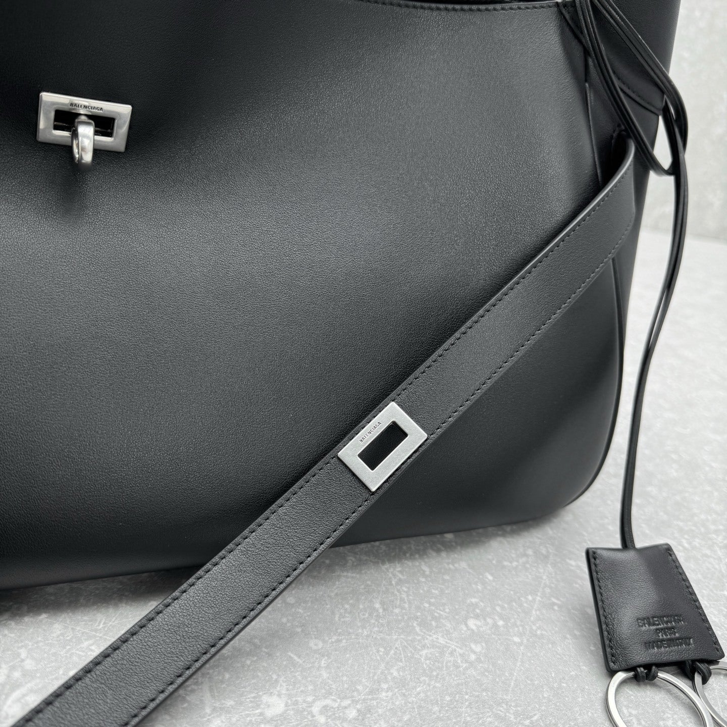 Balenciaga Bel Air Black Calfskin Shoulder Bag