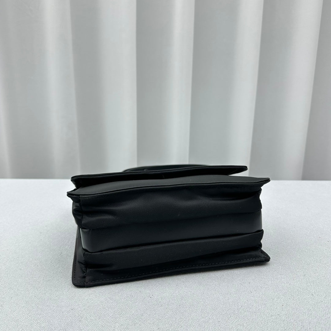 Prada Traveller Small Padded Re-Nylon Shoulder Bag – Black