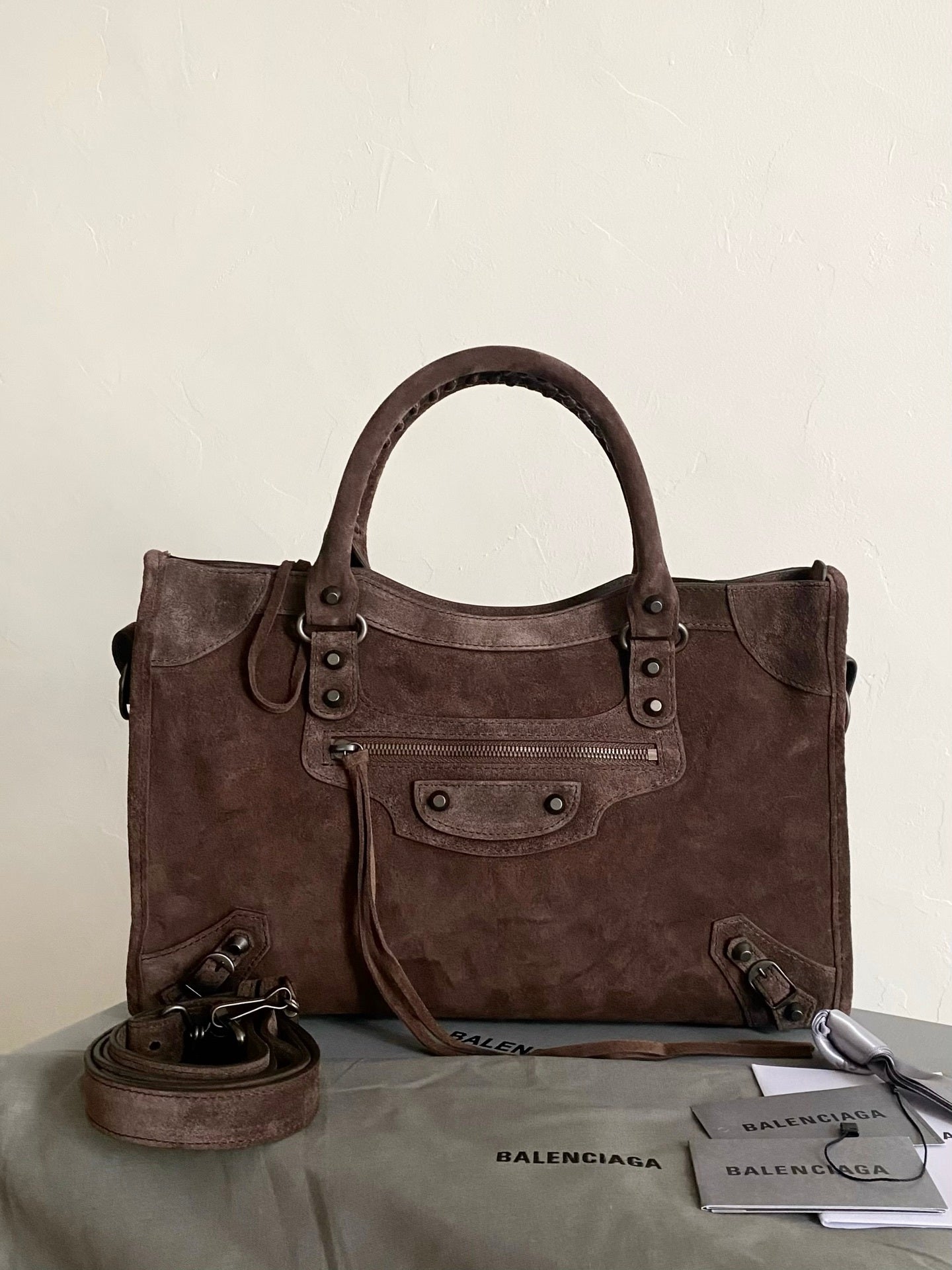 Balenciaga Le City Medium Leather Bag