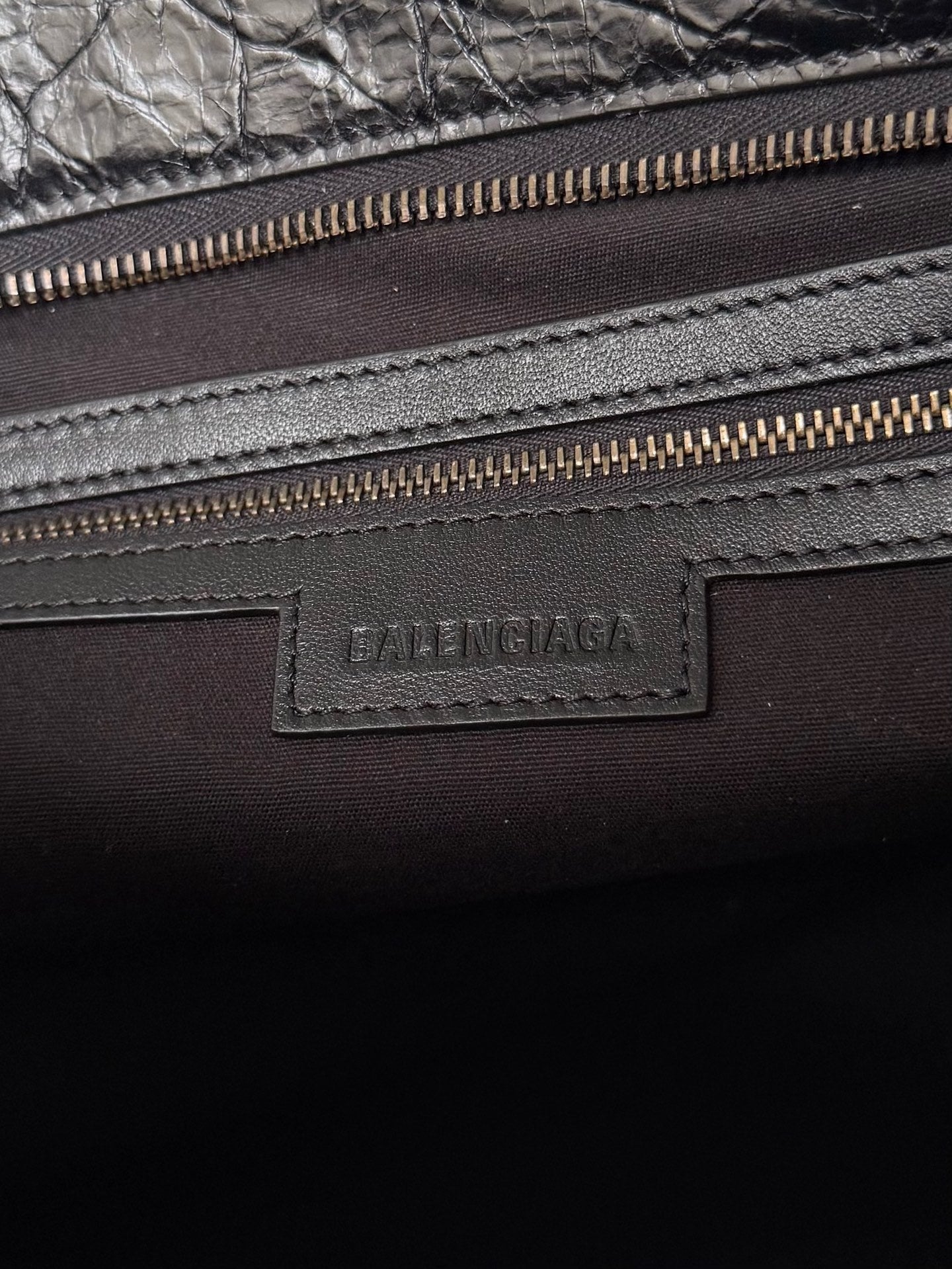 Balenciaga Le City Large Arena Lambskin Bag