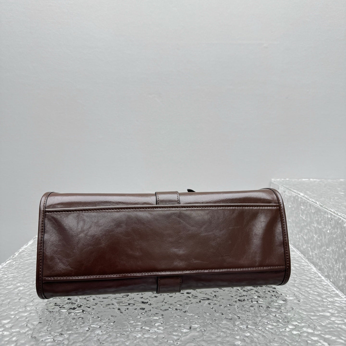Prada Medium Brown Leather Shoulder Bag