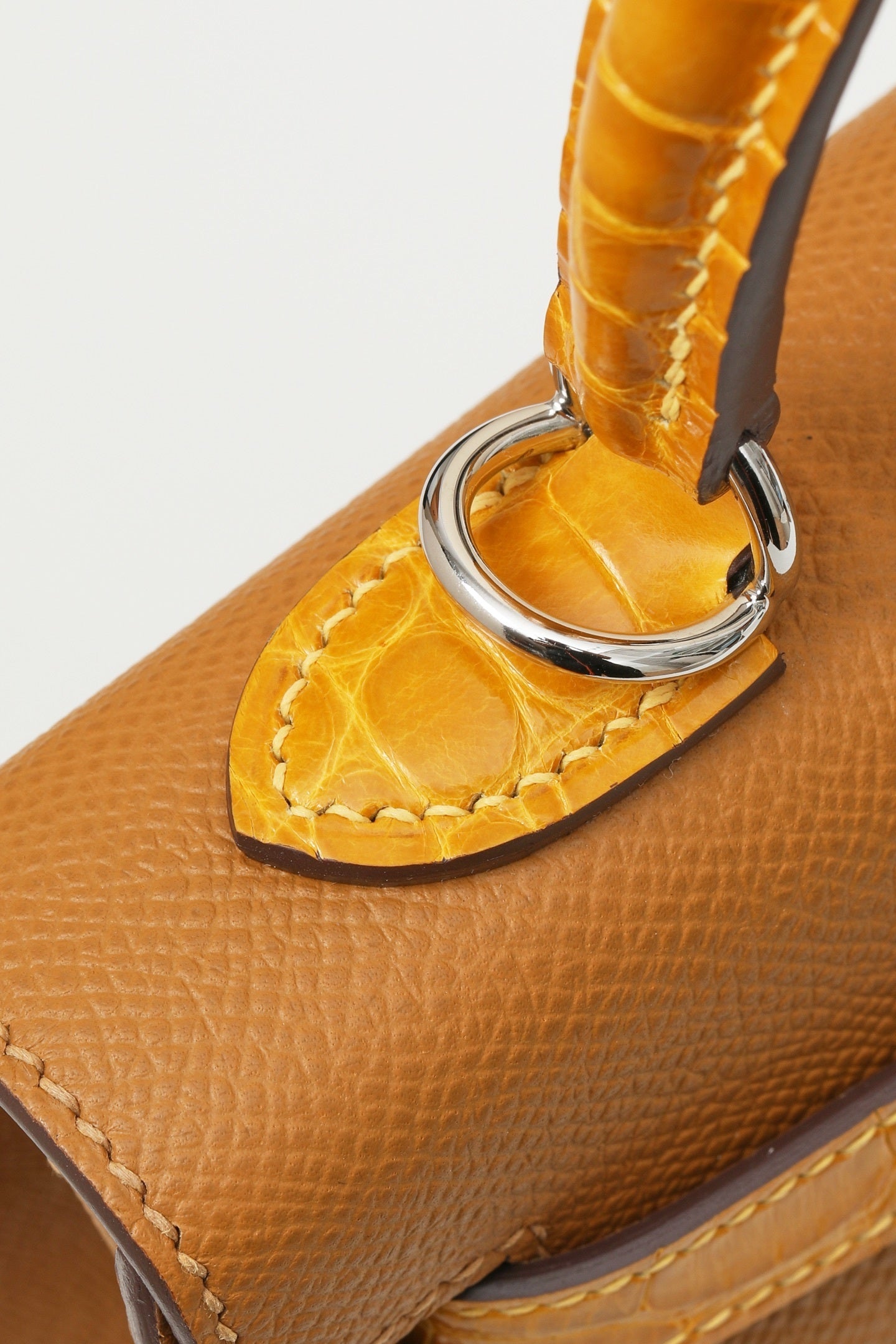 Hermès HSS Kelly 25 Sellier Jaune Ambre & Sesame