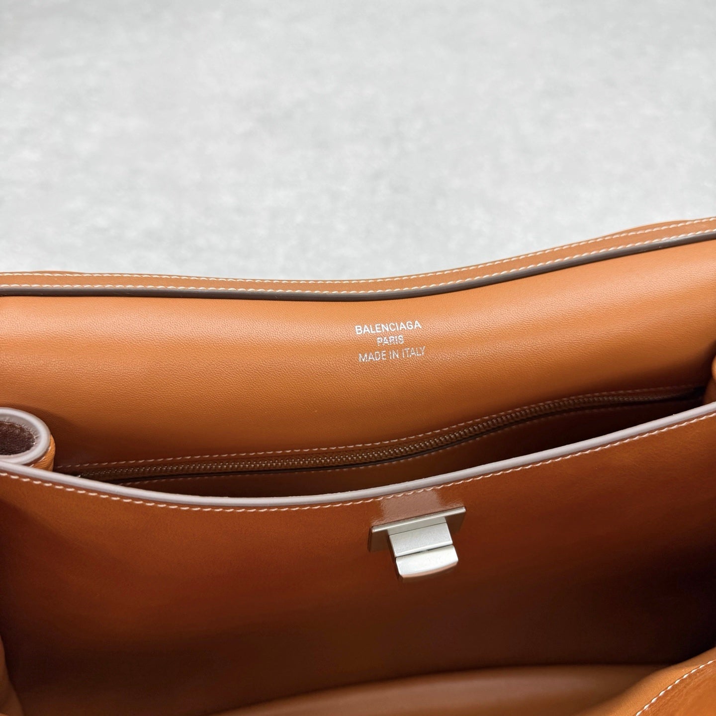 Balenciaga Rodeo Tan Cowboy Leather Handbag