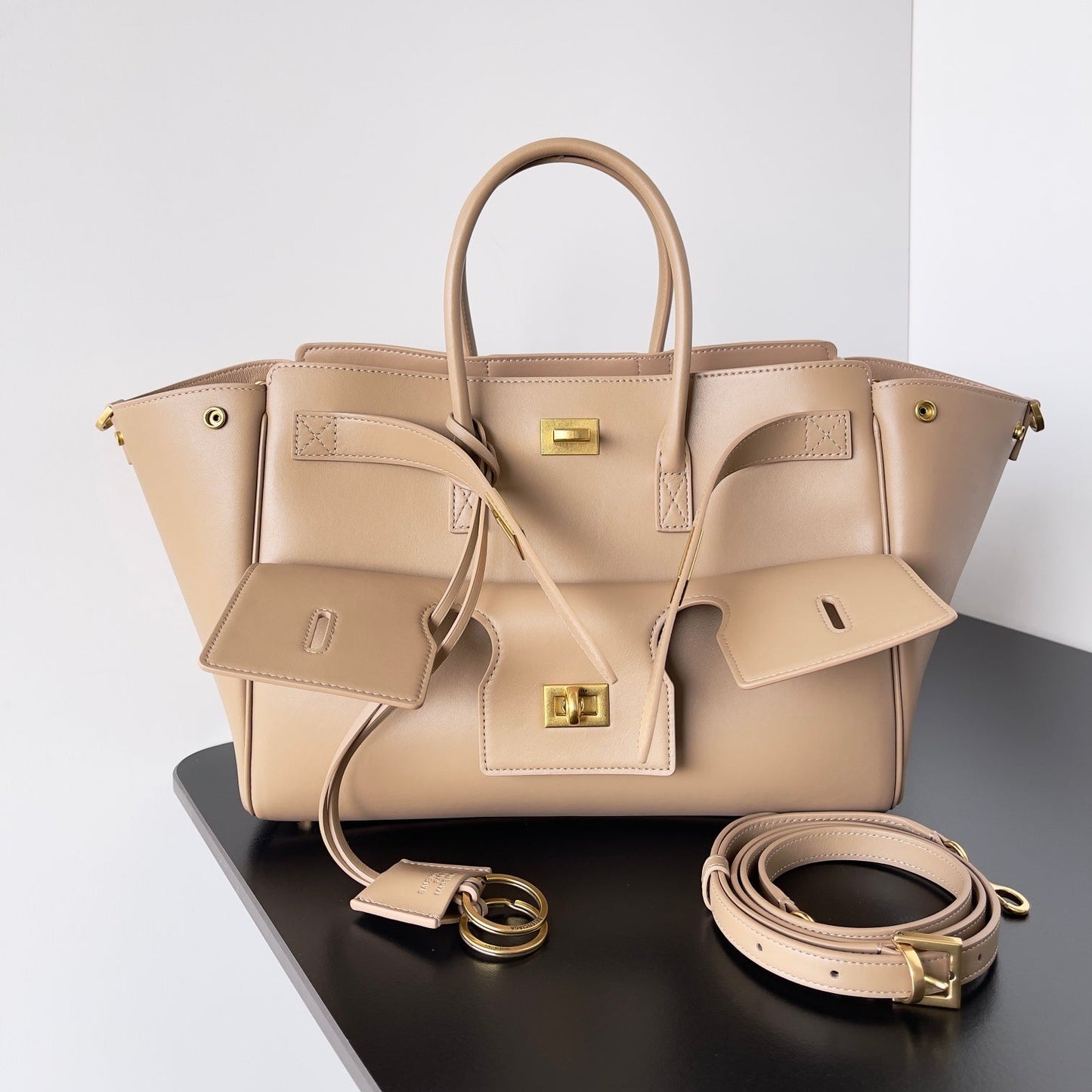 Balenciaga Bel Air Tote Luxury Leather Bag