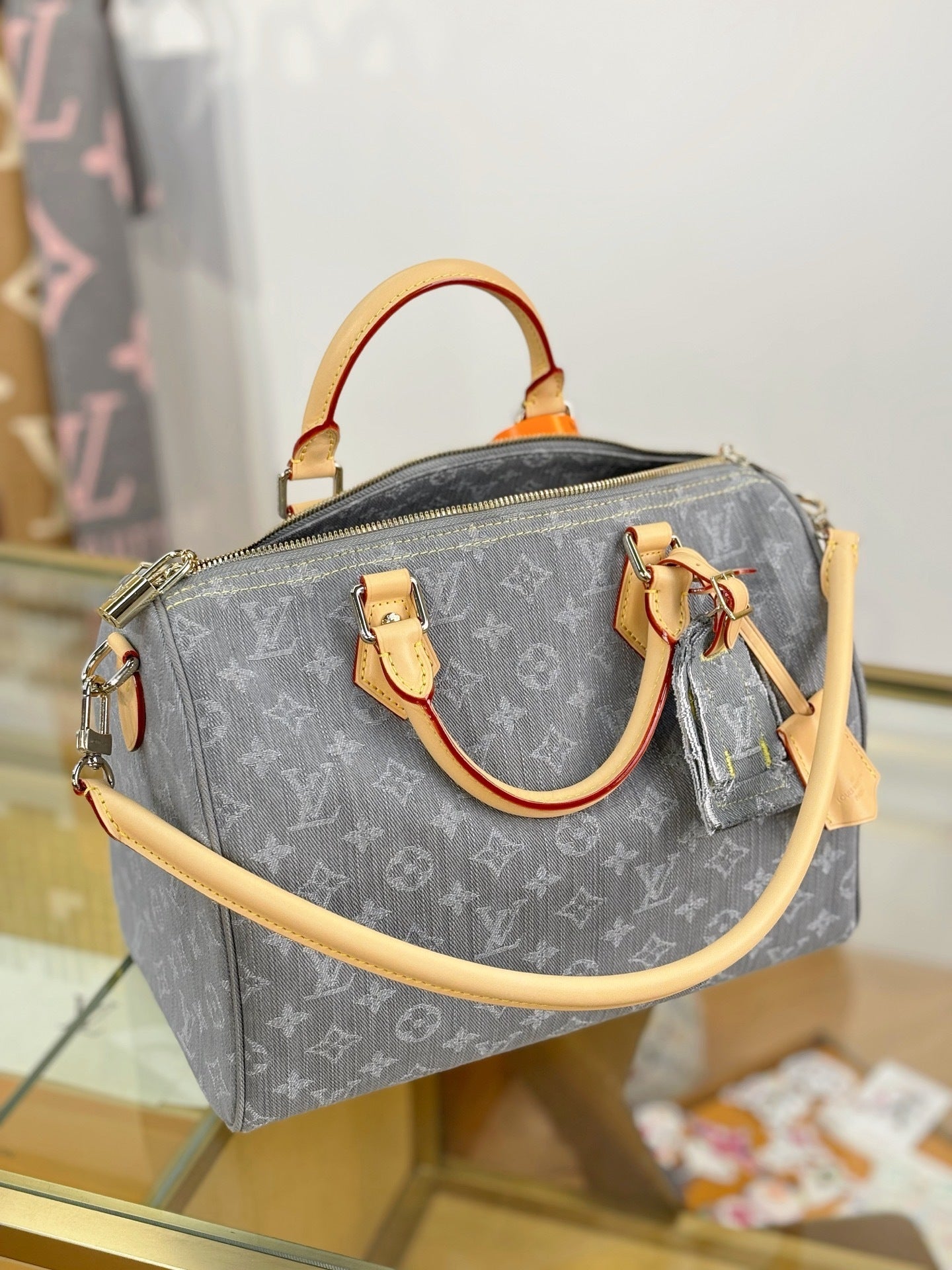 Louis Vuitton Speedy Soft 30 in Monogram Denim