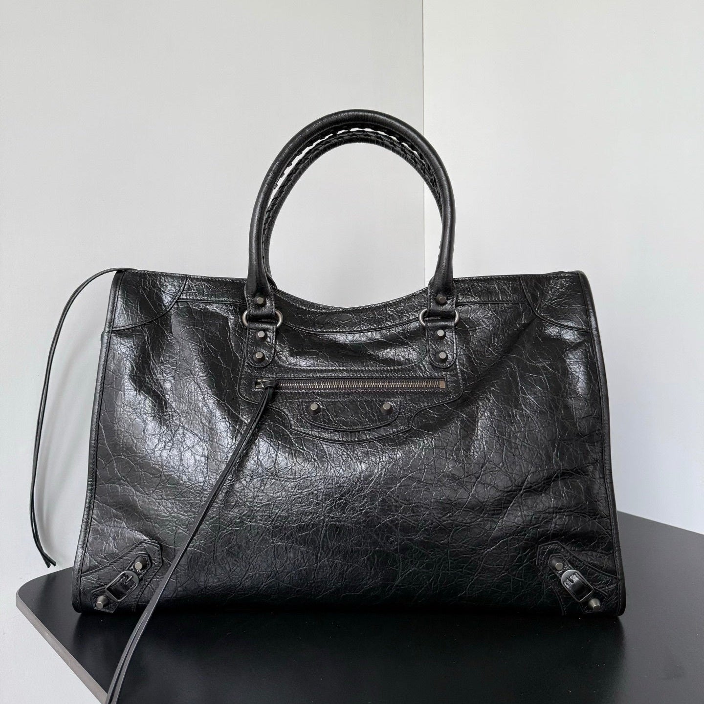 Balenciaga Le City Large Arena Lambskin Bag