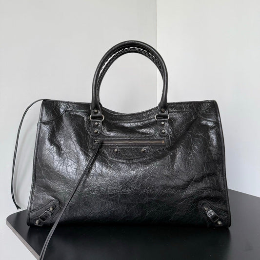 Balenciaga Le City Large Arena Lambskin Bag