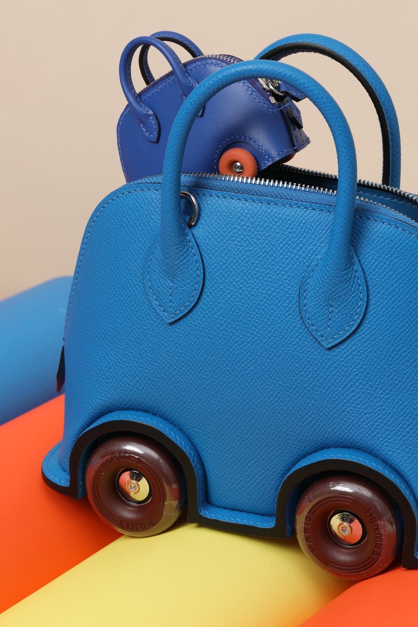 Hermès Bolide on Wheels – Iconic Designer Bag with Miniature Wheels