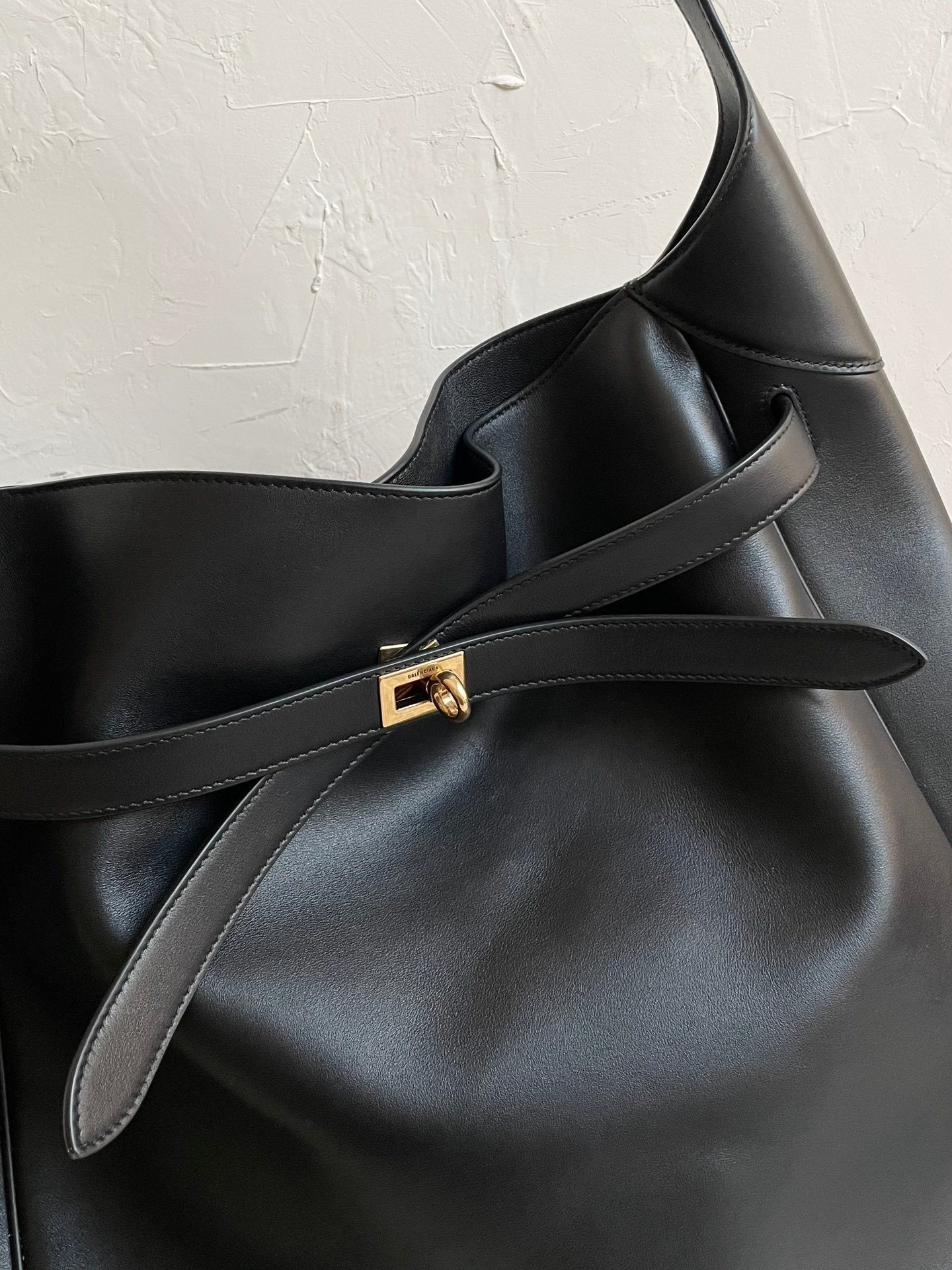 Balenciaga Bel Air Hobo Bag with Belt Buckle Detail