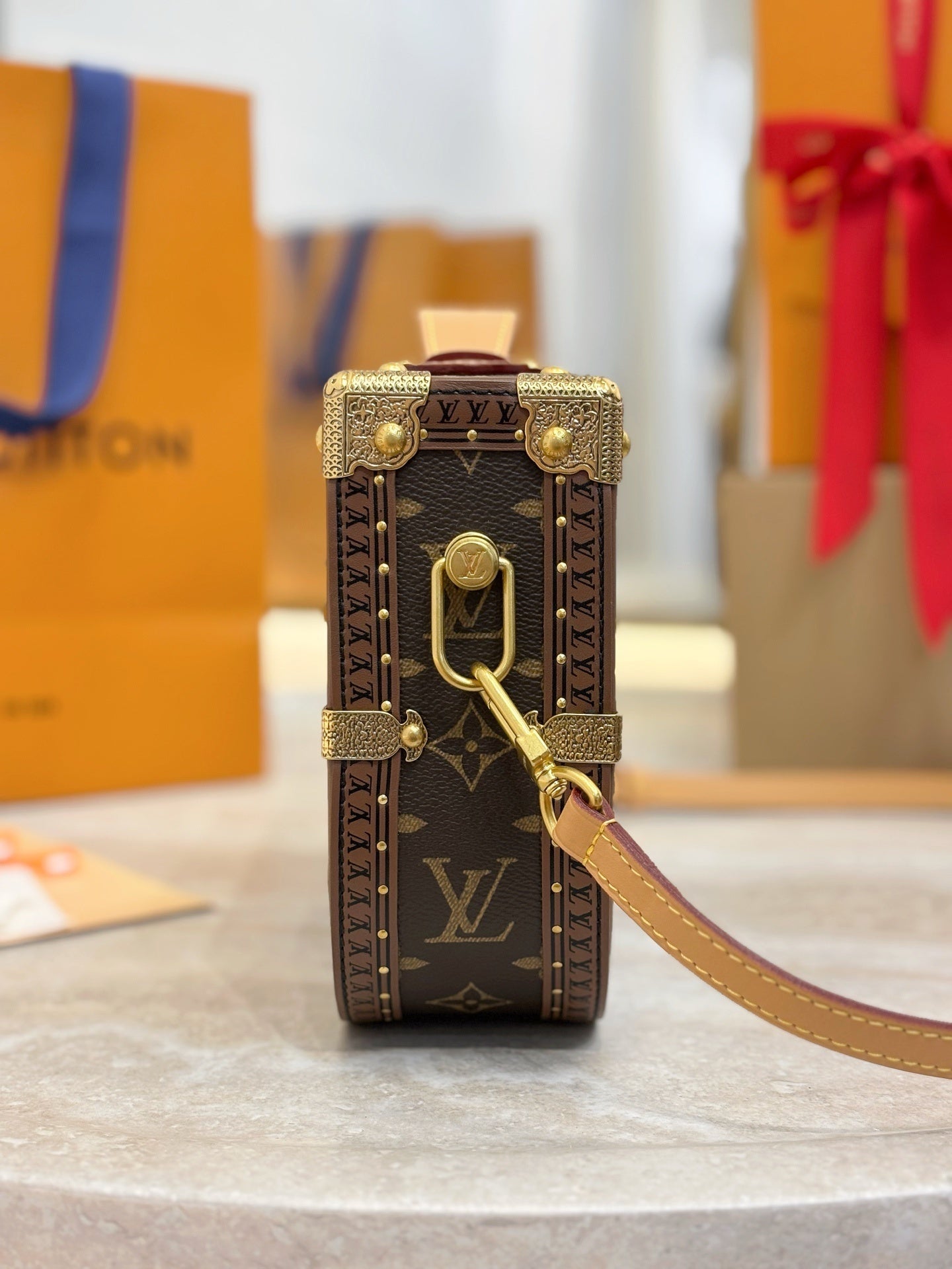 Louis Vuitton Montsouris Trunk Backpack in Monogram Canvas