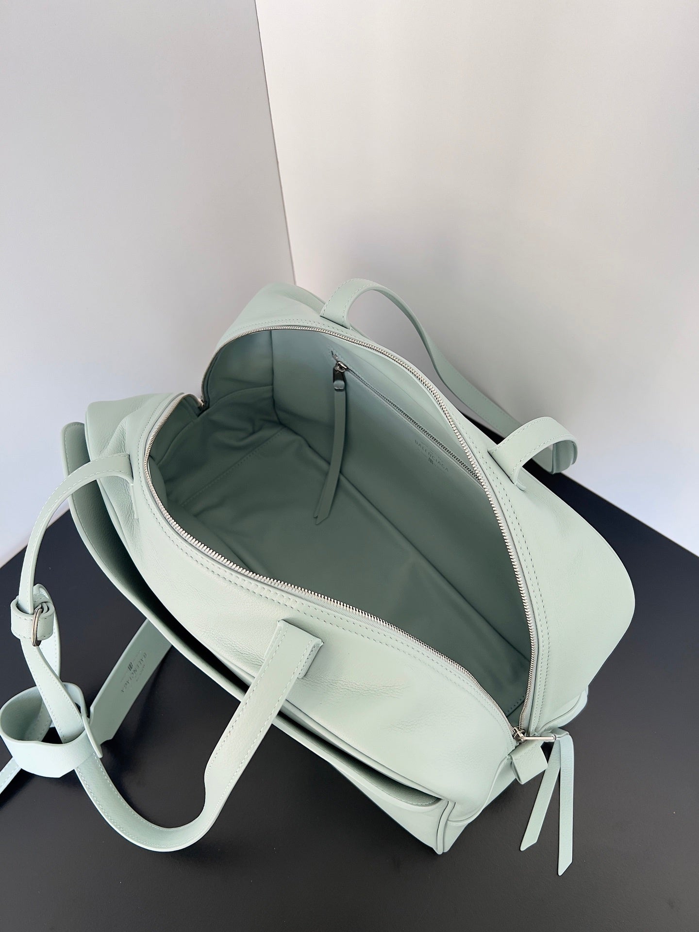 Balenciaga Carrie Bowling Bag Light Green