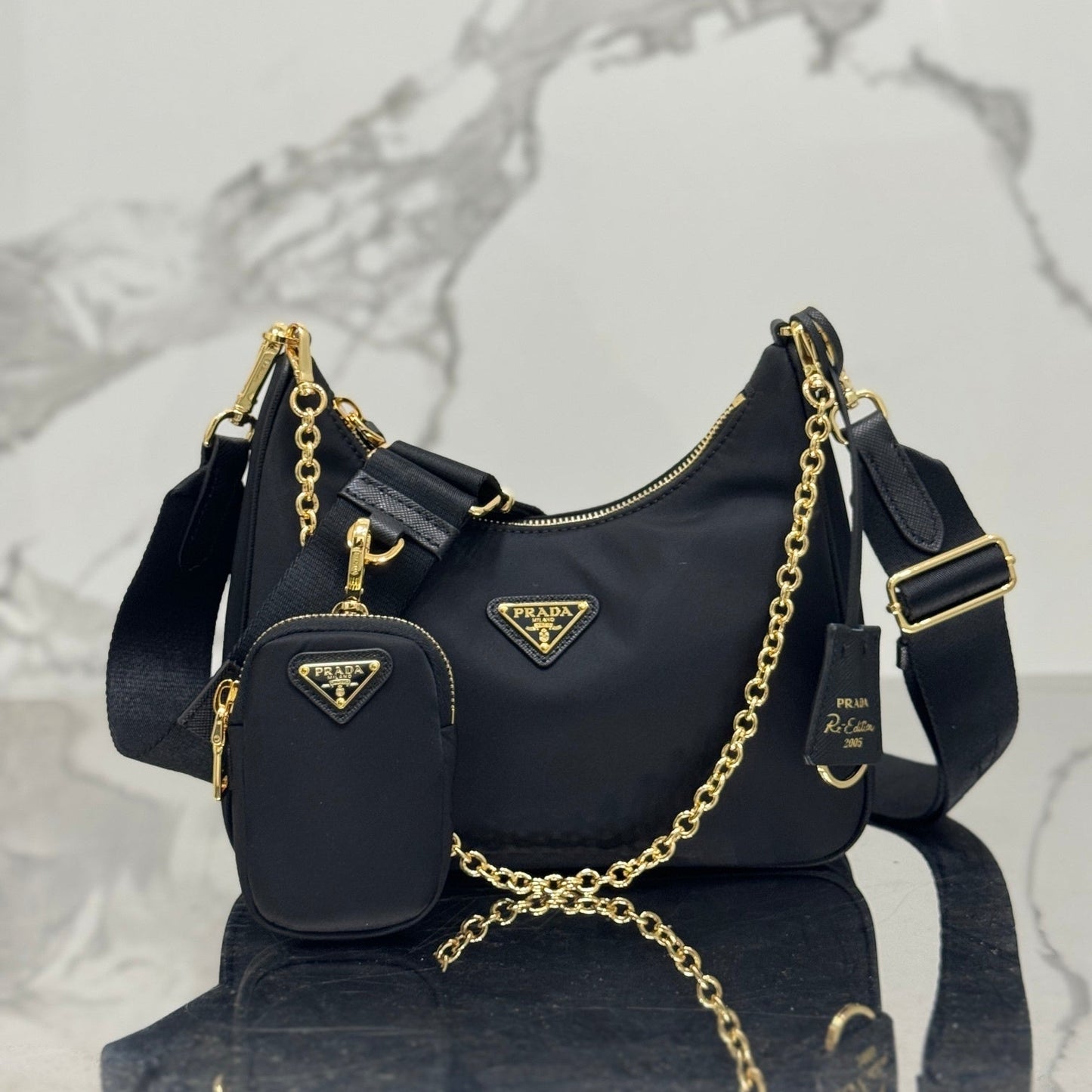 Prada Re-Edition 2005 Re-Nylon Bag – Iconic Designer Nylon Shoulder Bag
