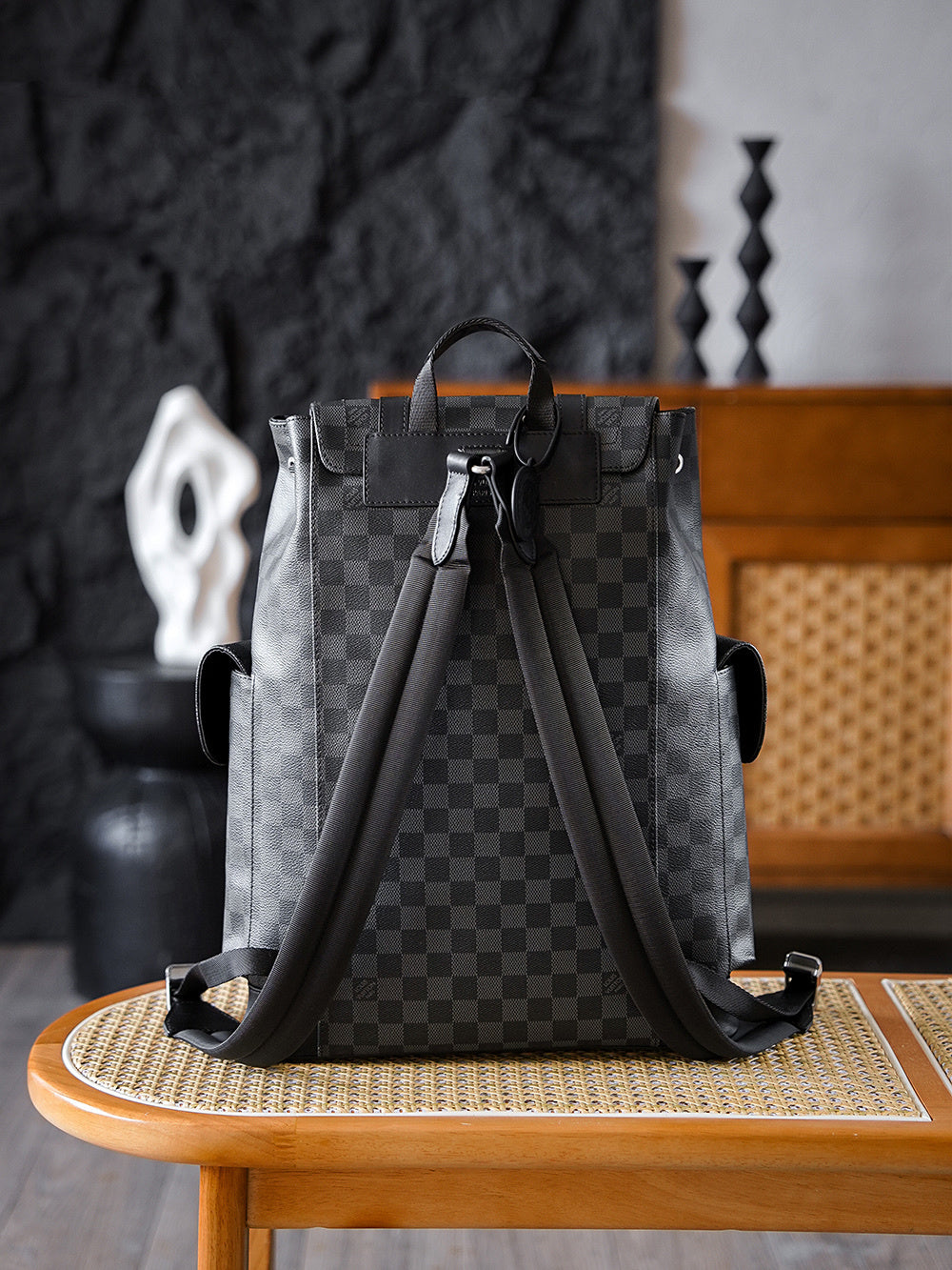 Louis Vuitton Christopher PM Backpack in Damier Graphite