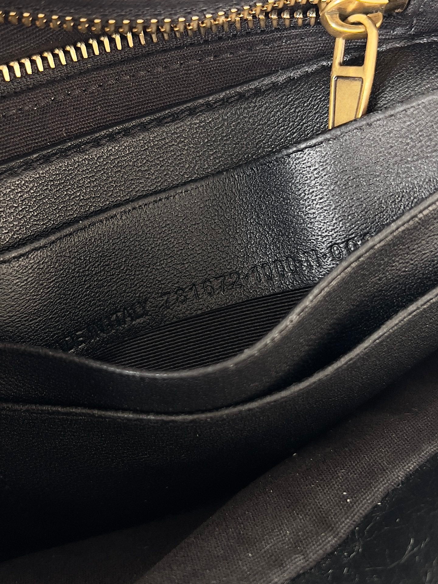 Balenciaga Monaco Black Crinkled Calfskin Shoulder Bag