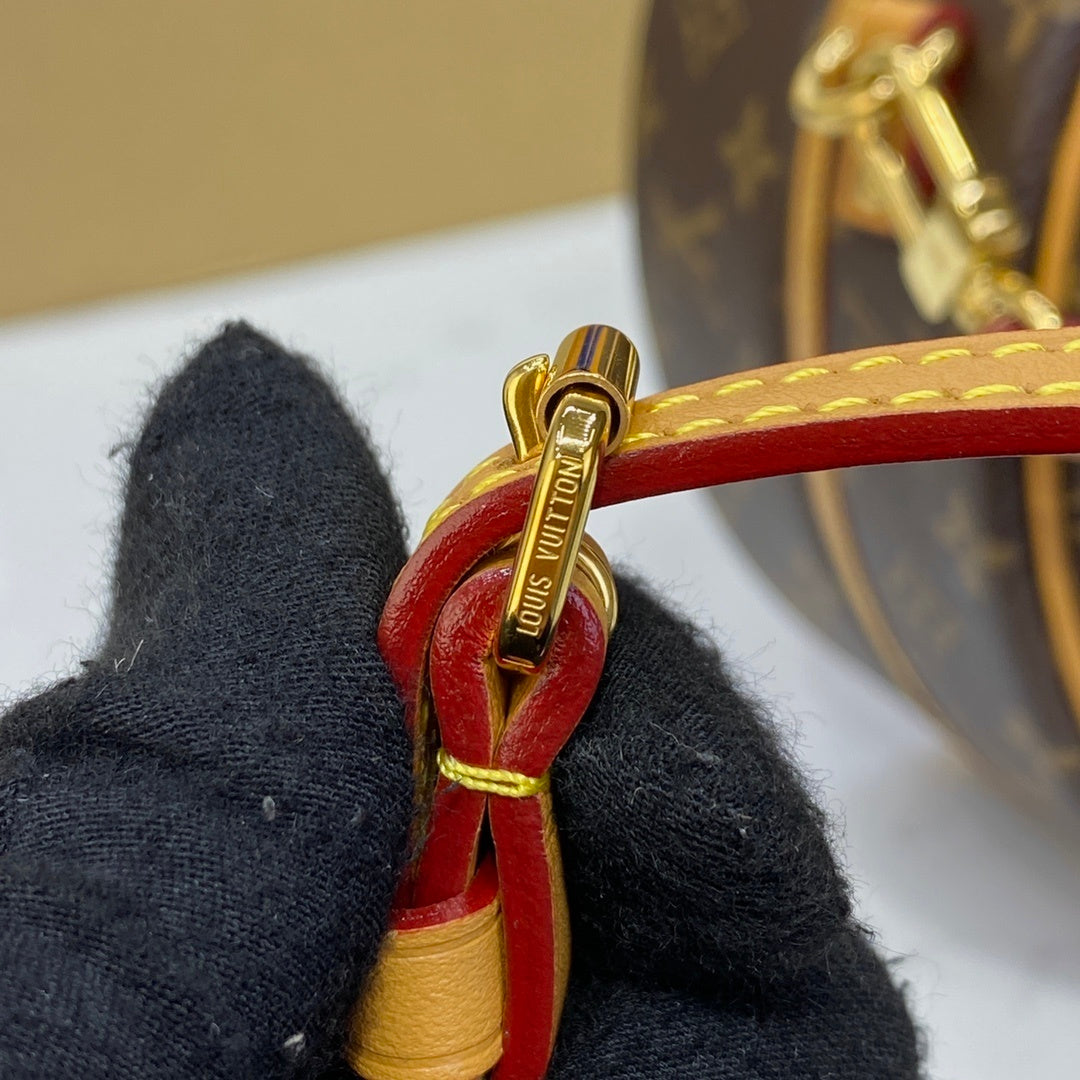 Louis Vuitton Petite Boite Chapeau Bag – Monogram Canvas with Cowhide Leather & Gold Hardware