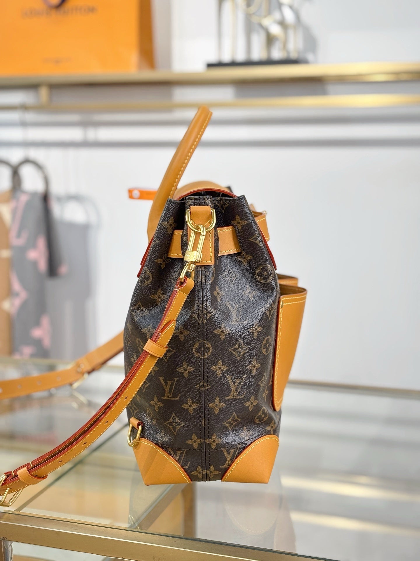 Louis Vuitton Steamer 30 Bag – Monogram Canvas with Cowhide Leather Trim