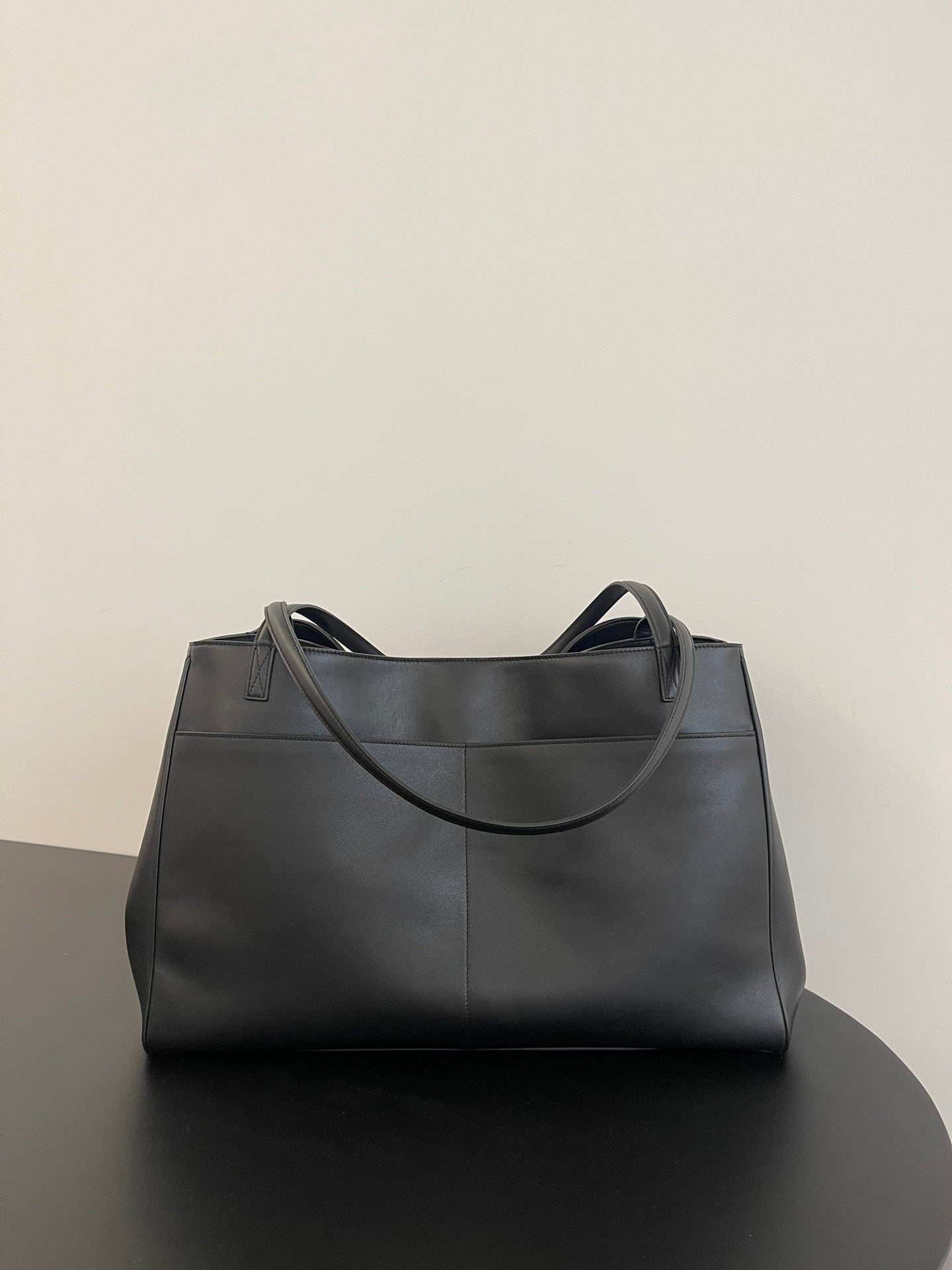 Balenciaga Rodeo Black Calfskin Leather Tote Bag