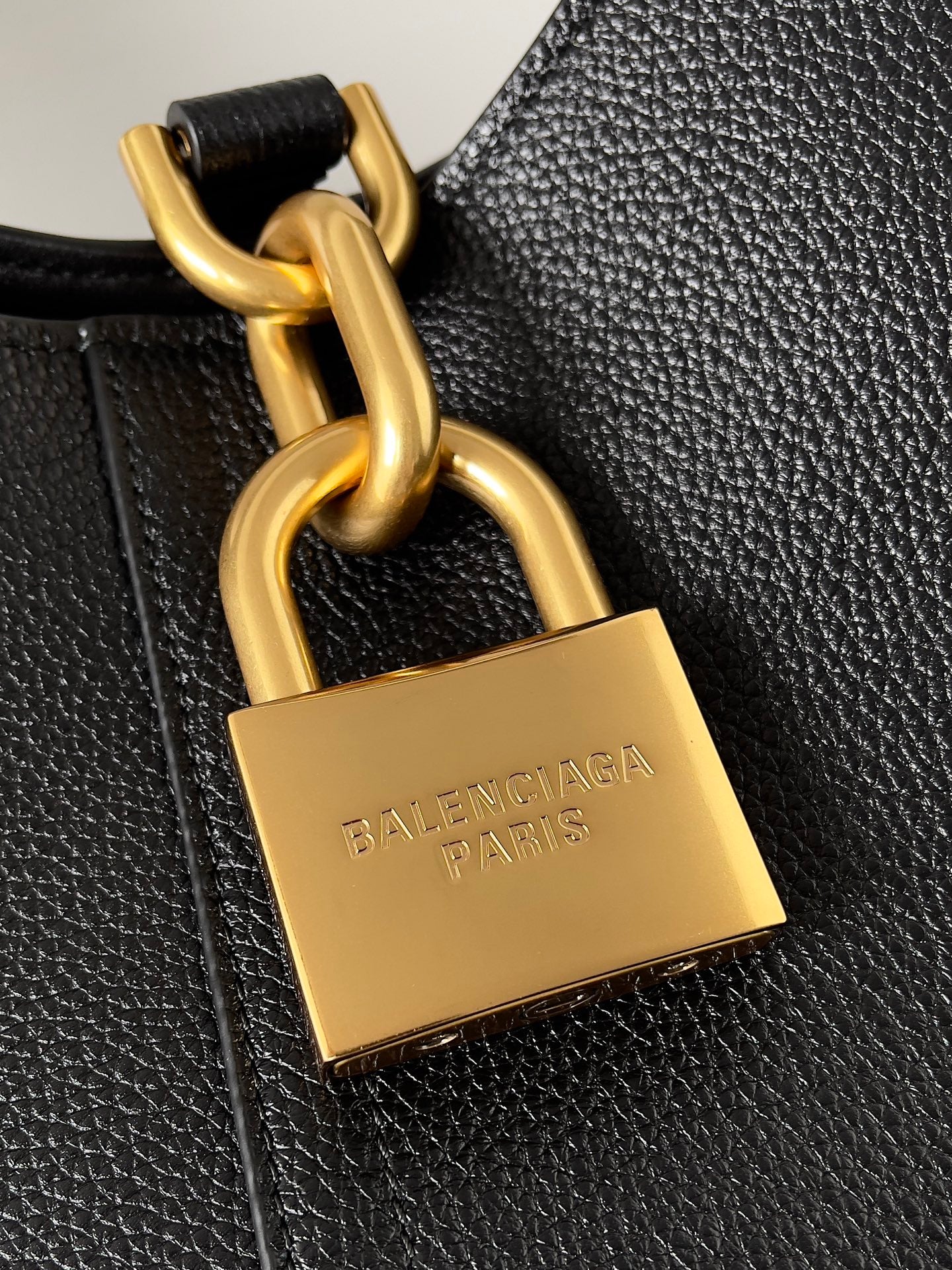 Balenciaga Locker Hobo Bag Luxury Leather Handbag