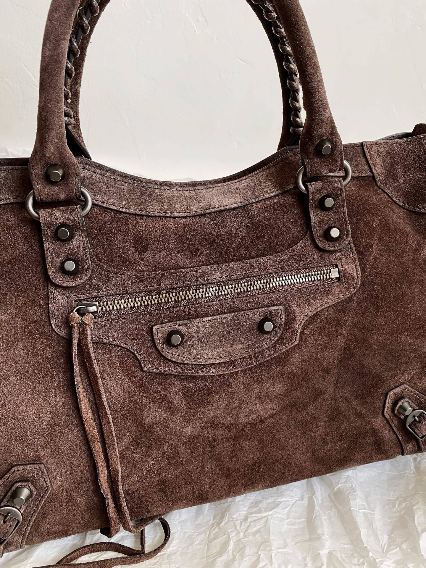 Balenciaga Le City Medium Leather Bag