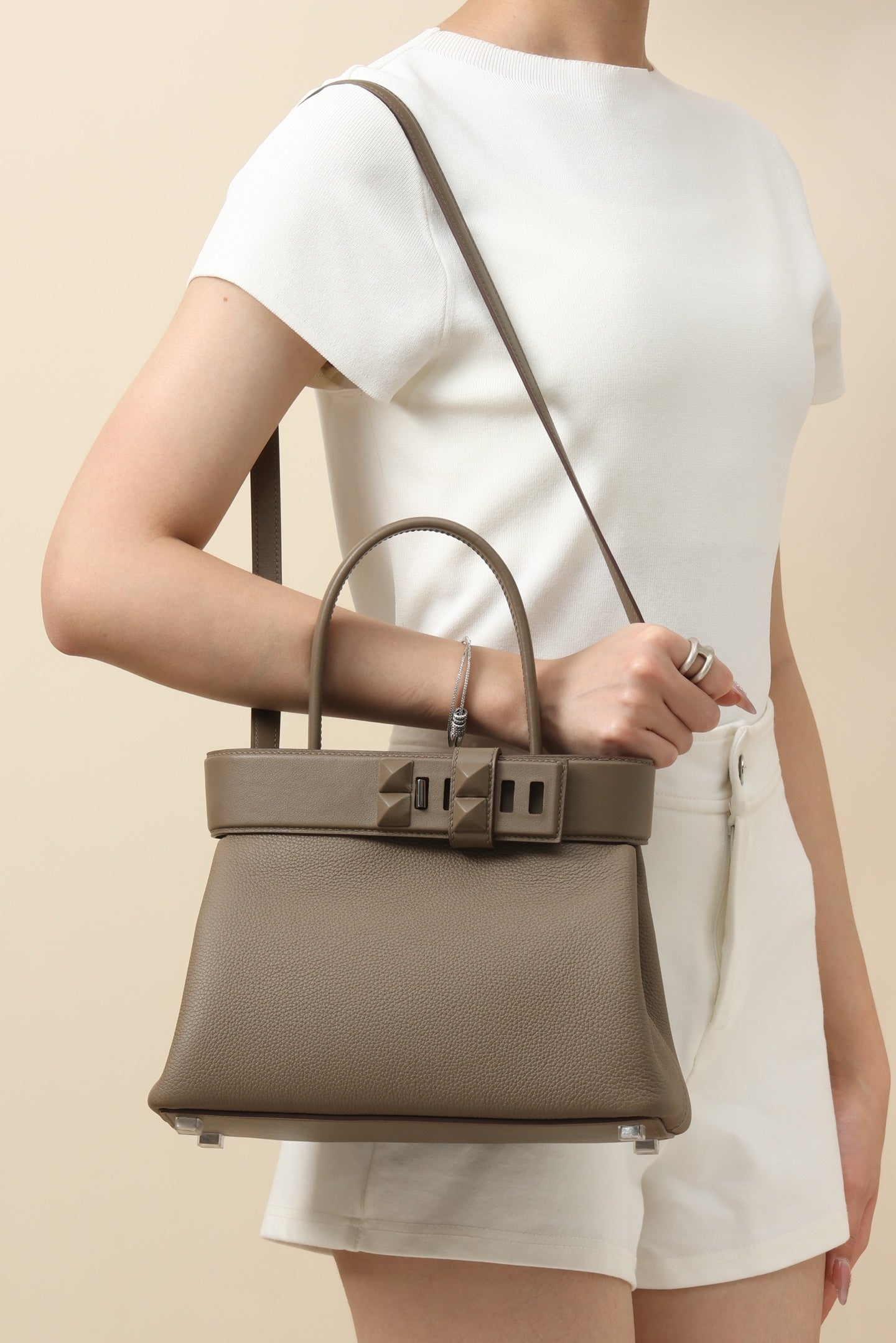 Hermès Medor Bag Taupe Collier de Chien